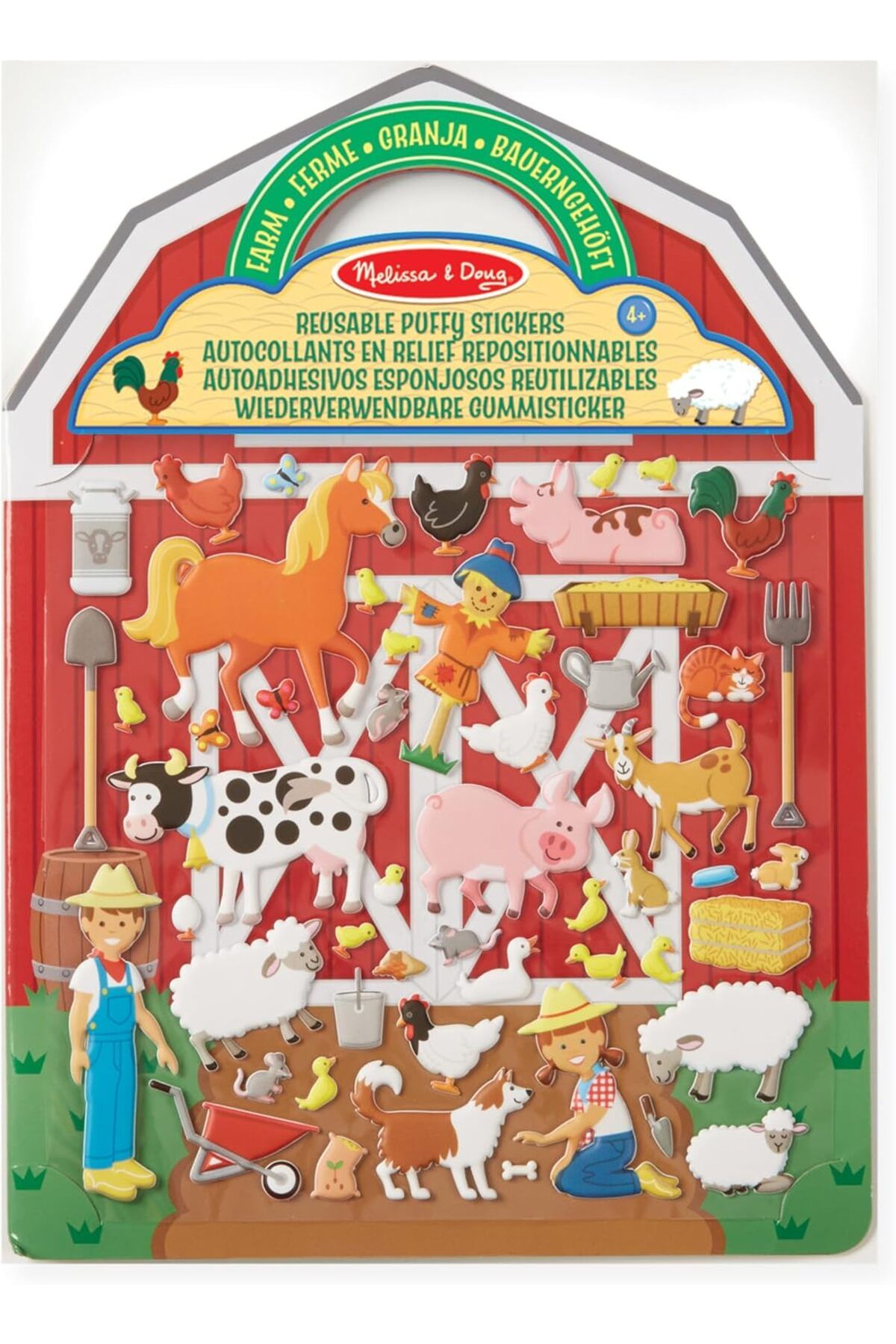 STOREMAX – 19408 – tekrar kullanılabilir Gummisticker Çiftlik542167