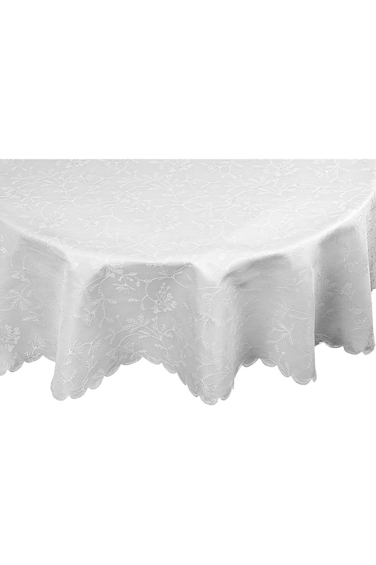 STOREMAX cmllashop Ayana Dertsiz Yuvarlak Masa Örtüsü Gri 150cm 542093