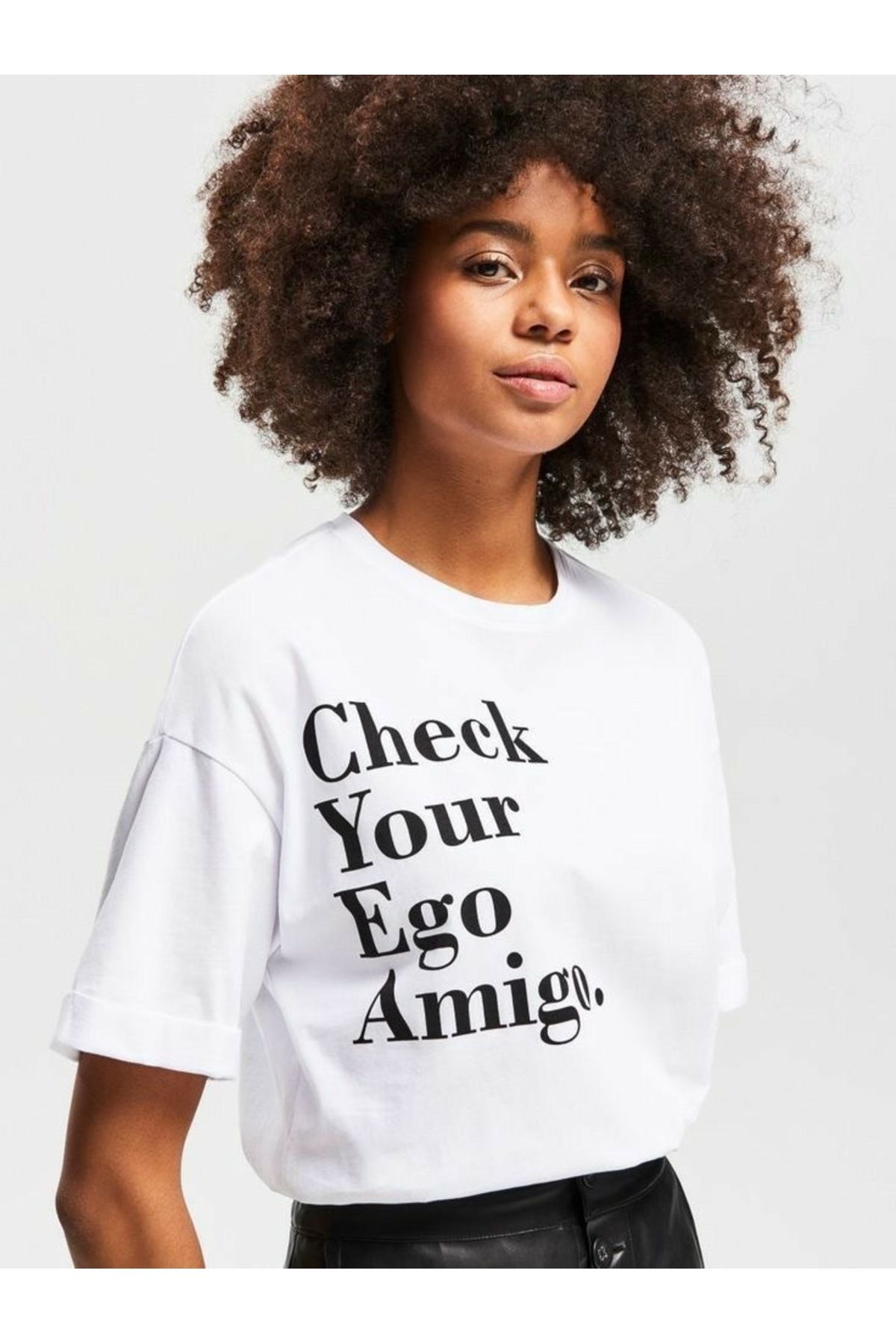 Jose Clothing Oversize Kesim Kısa Kollu Baskılı T-shirt