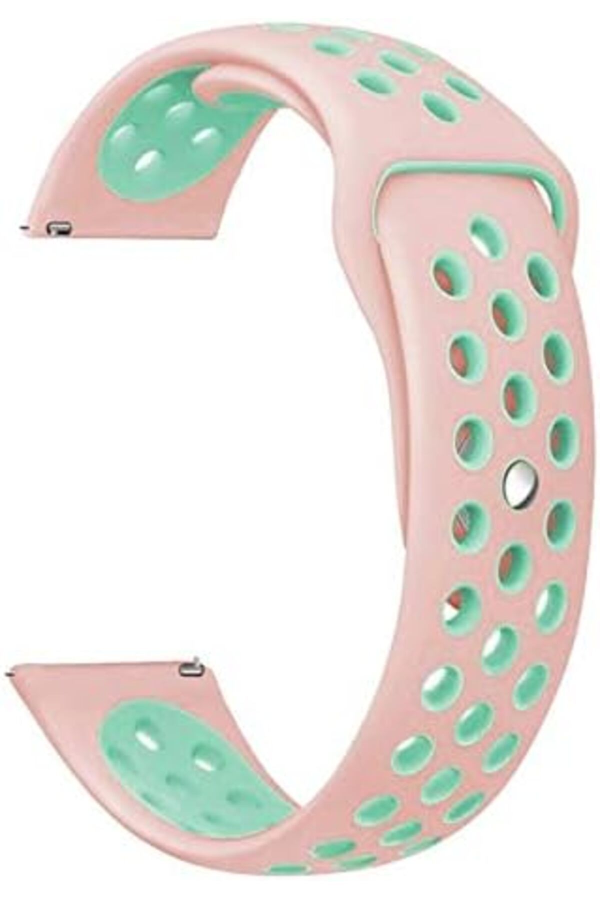 KDROĞLU KDROGLU Gear S3 Classic Frontier İçin Pembe Yeşil Spor Silikon Kordon New Desing 1109836