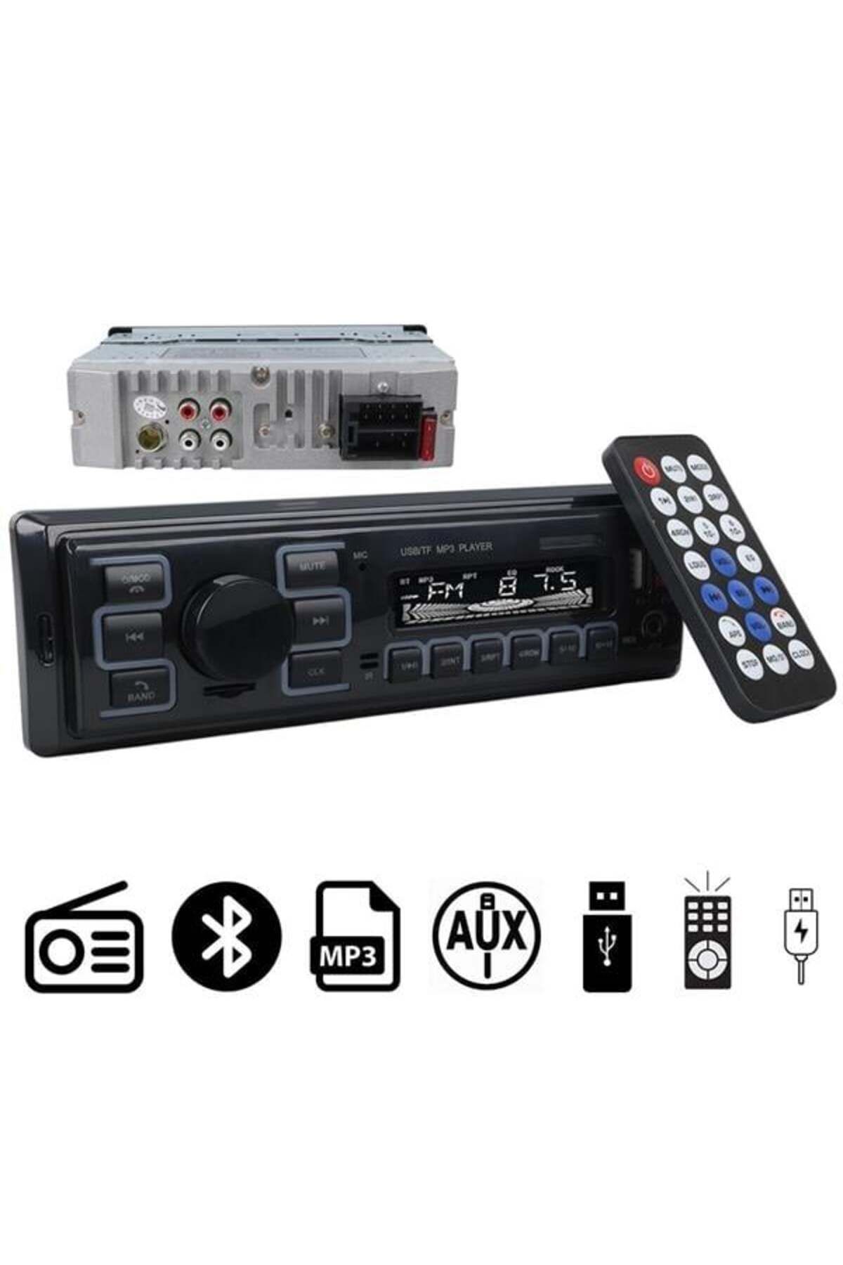 Genel Markalar Carstar Cs-970 Çift Usb/sd/fm/aux/bluetooth Kumandalı Oto Teyp 4x60 Watt
