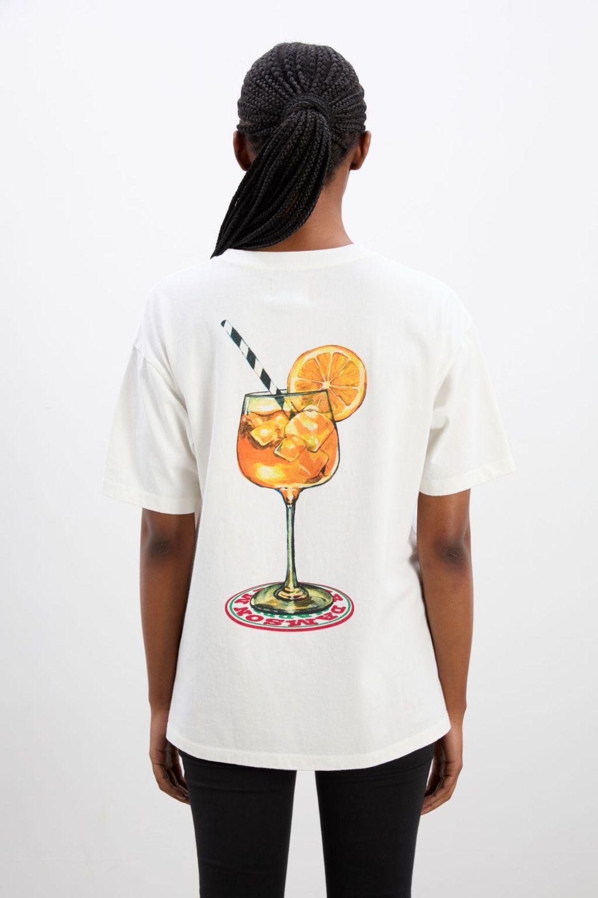 sole stories Oversize Kesim Kısa Kollu Baskılı T-shirt