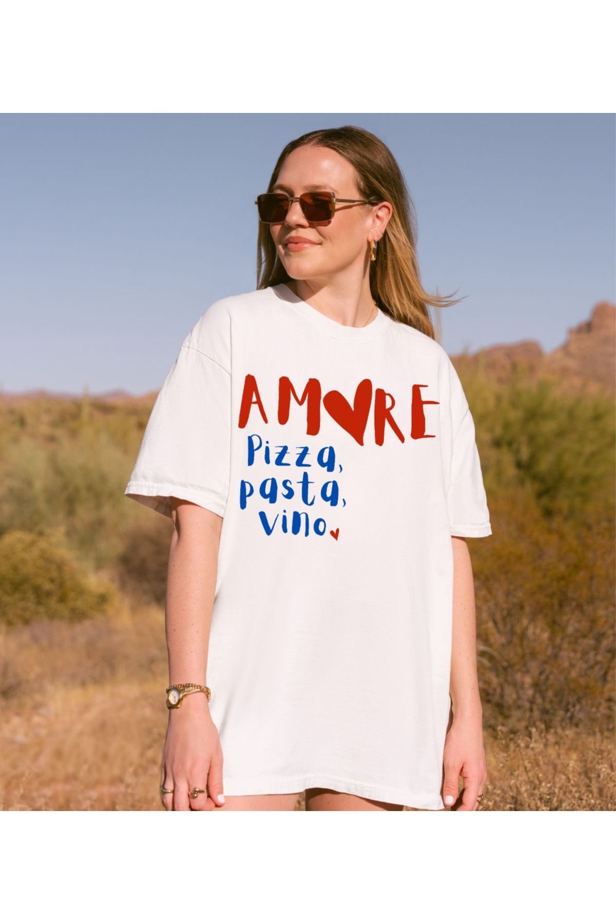 sole stories Oversize Kesim Kısa Kollu Baskılı T-shirt