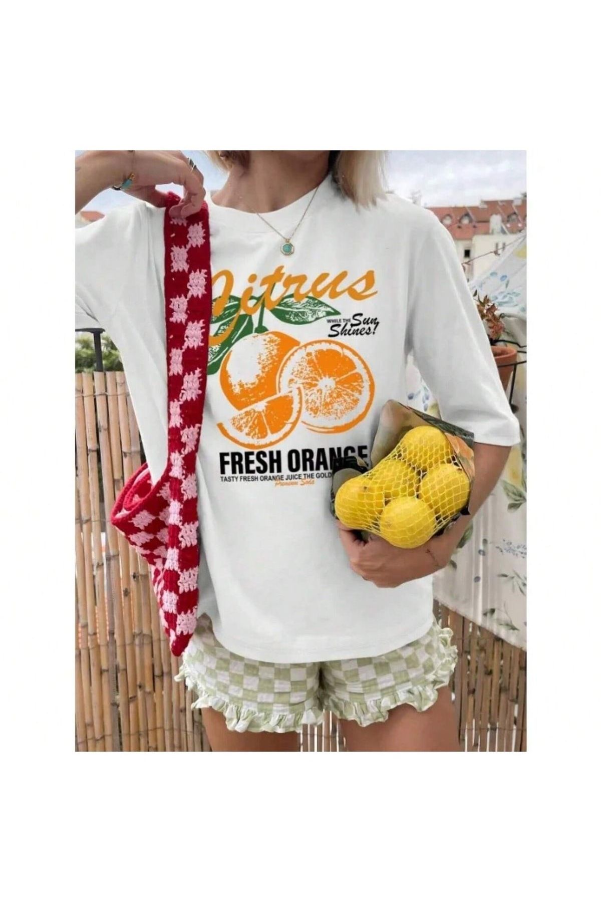 Jose Clothing Oversize Kesim Kısa Kollu Baskılı T-shirt