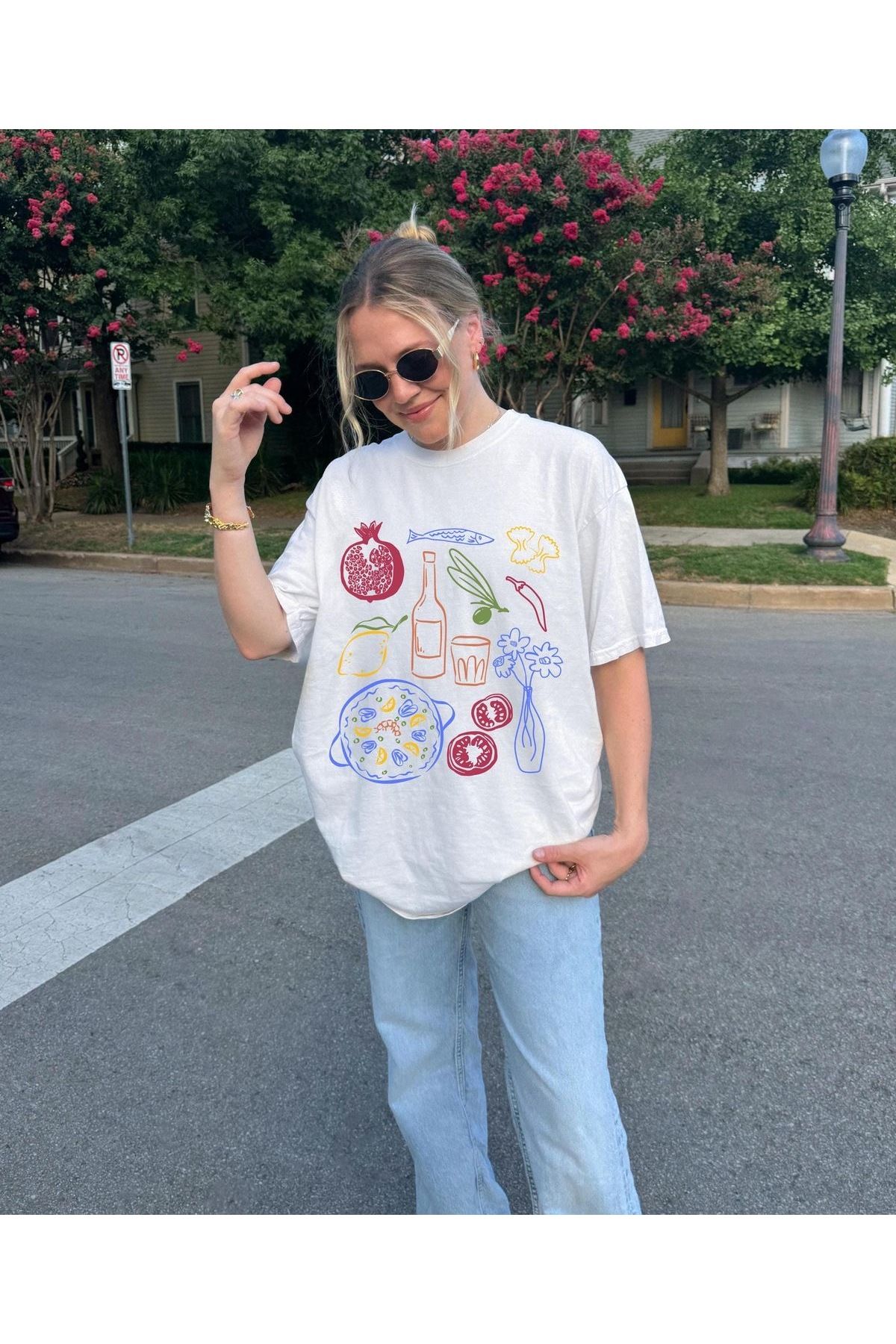 Jose Clothing Oversize Kesim Kısa Kollu Baskılı T-shirt