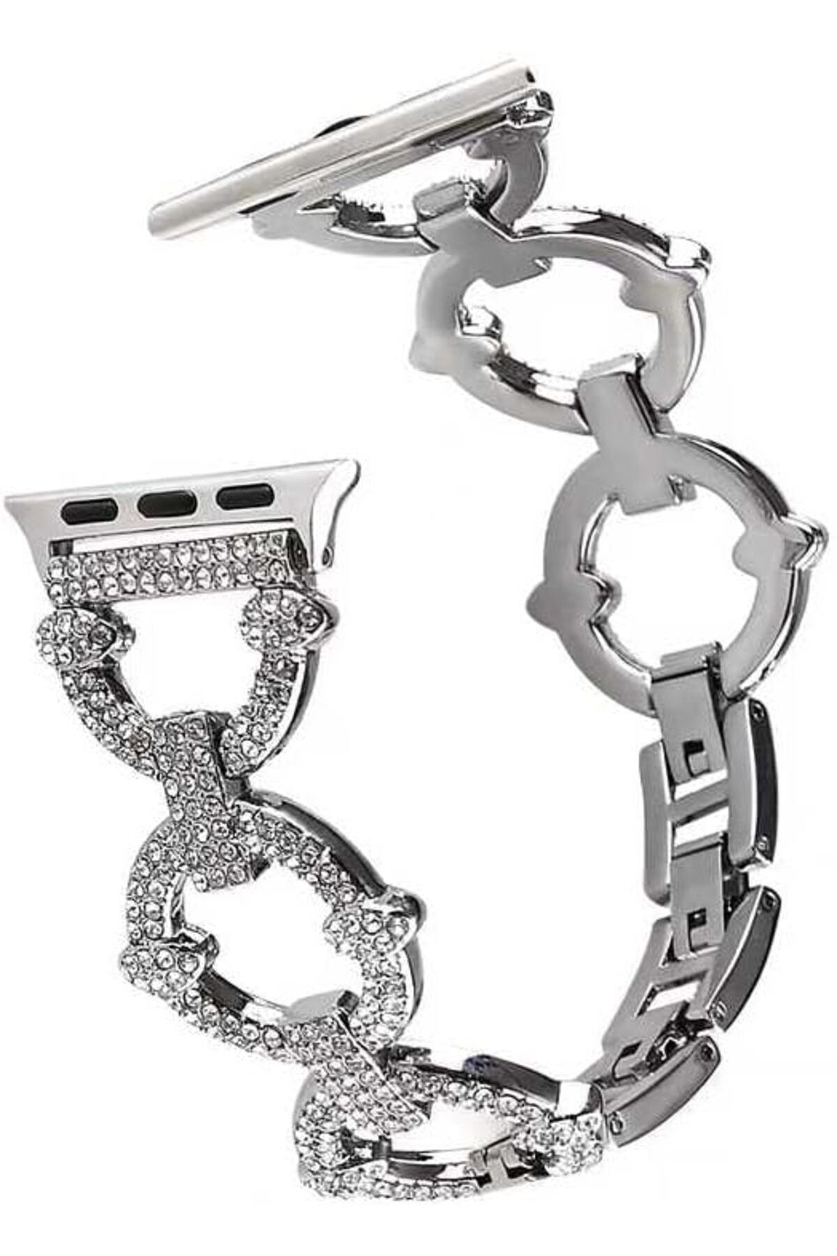 KDROĞLU GEÇMEZ İle Uyumlu Watch 38mm/40mm KRD-57 Metal Kordon Siyah AVM 1114477