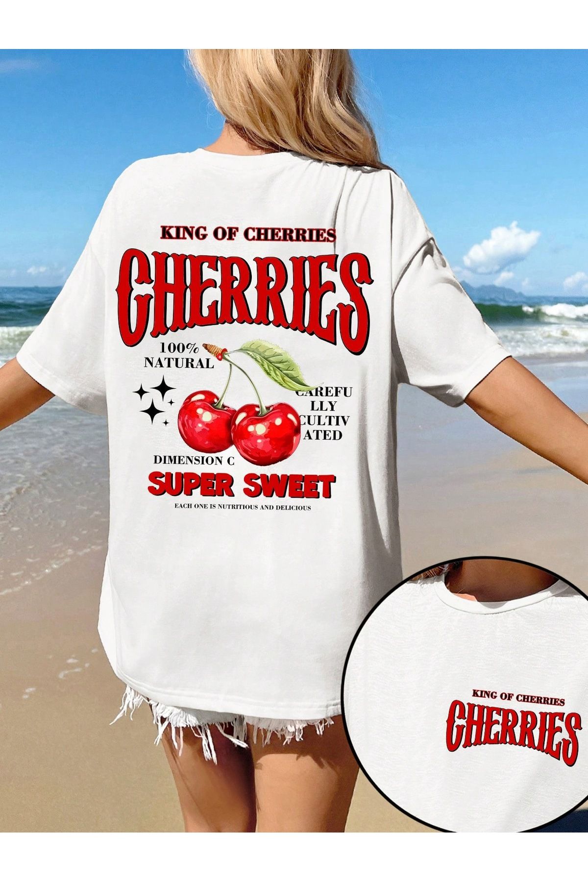 sole stories Oversize Kesim Kısa Kollu Baskılı T-shirt