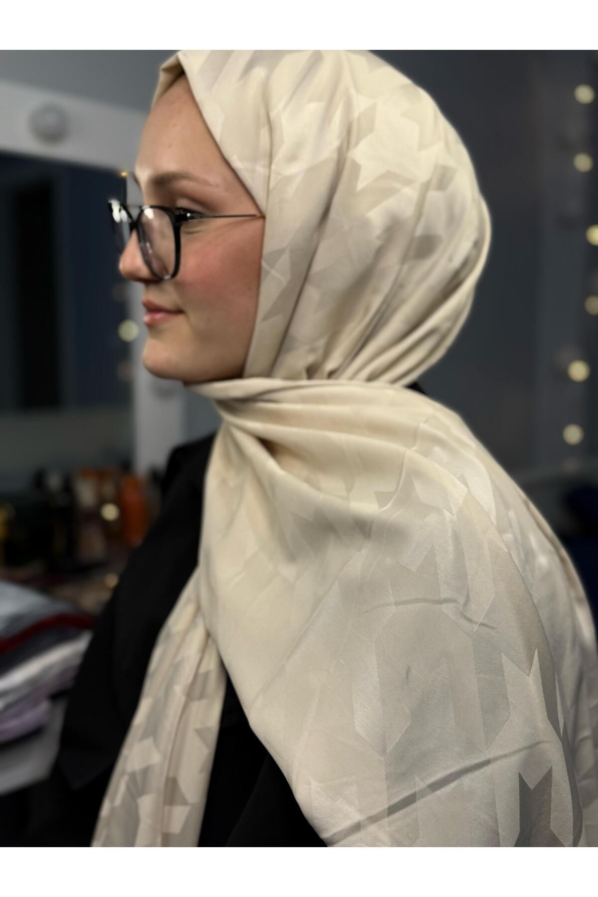 Twentytwo scarf Günlük Şal| Kaz Ayağı Desenli Şal| Desenli Şal| Jakarlı Şal| Desenli Jakarlı Şal| Pamuklu Şal