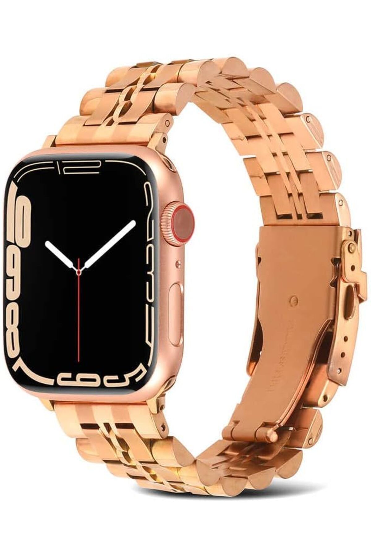 ÇAĞUR KDROGLU İle Uyumlu Watch 38mm/40mm KRD-54 Metal Kordon Rose Gold YENİ 1109945
