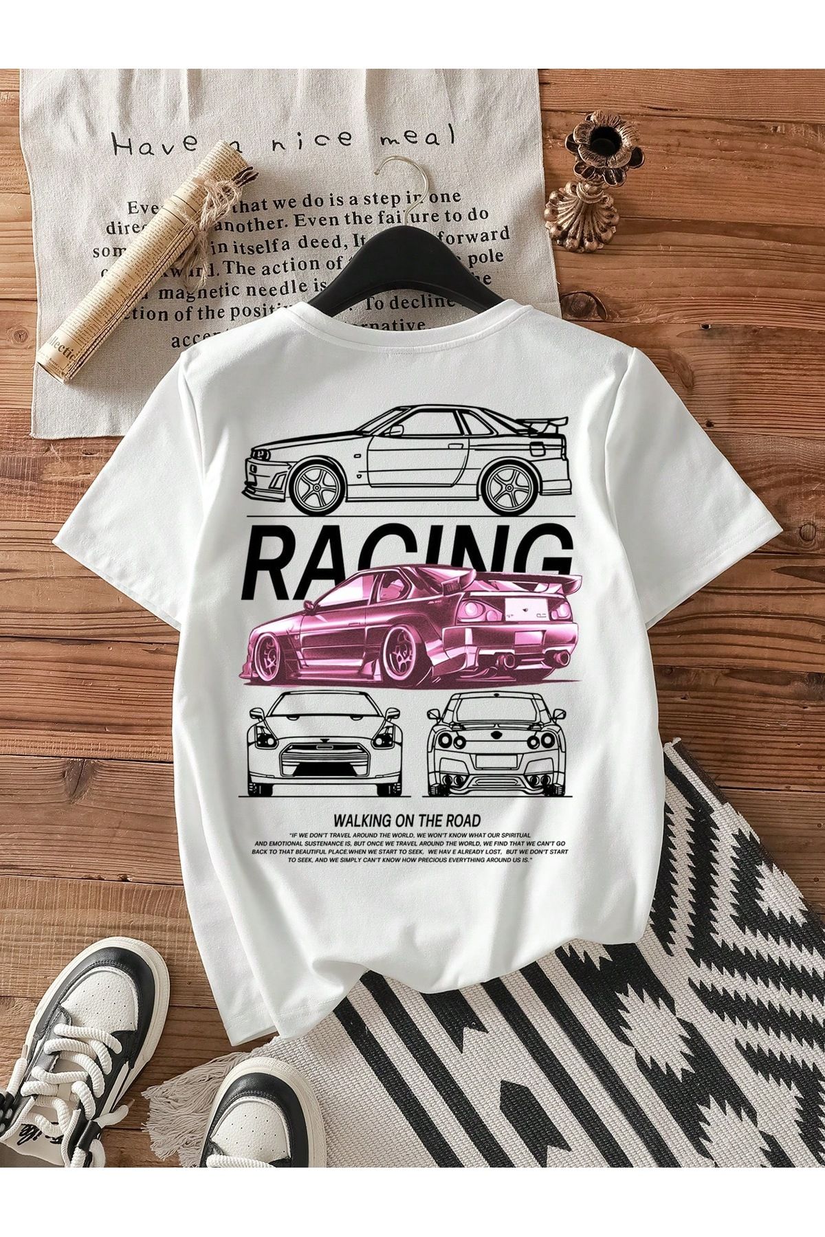 Jose Clothing Oversize Kesim Kısa Kollu Baskılı T-shirt