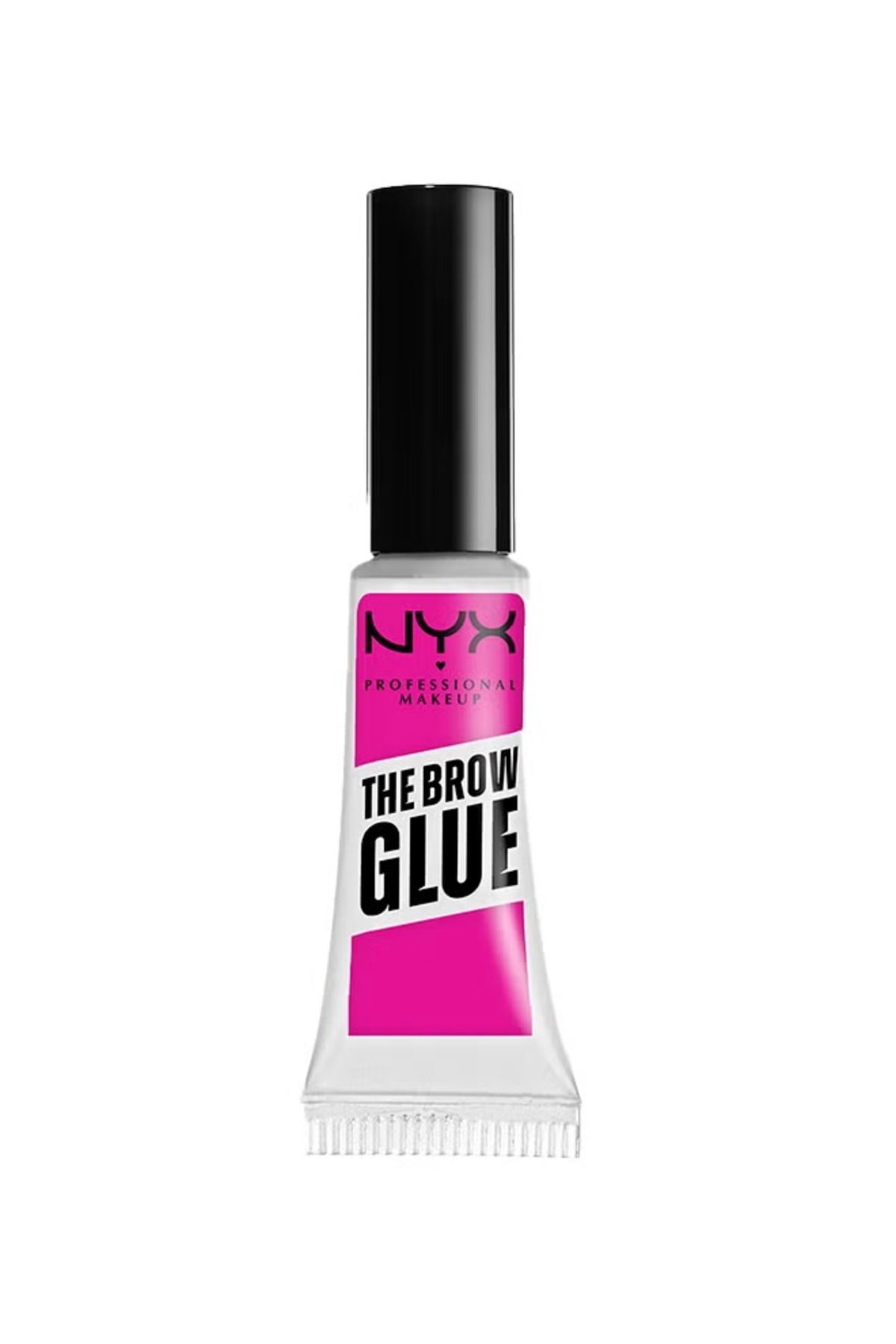 NYX-The Brow Glow Professional Mascara, Super Hold Brow Setting Gel - Clear 2