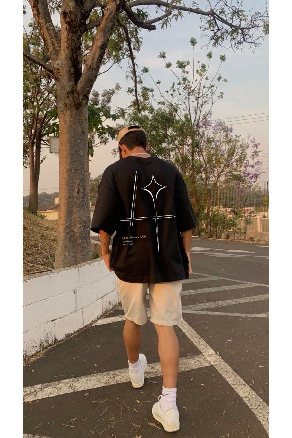 Jose Clothing Oversize Kesim Kısa Kollu Baskılı T-shirt