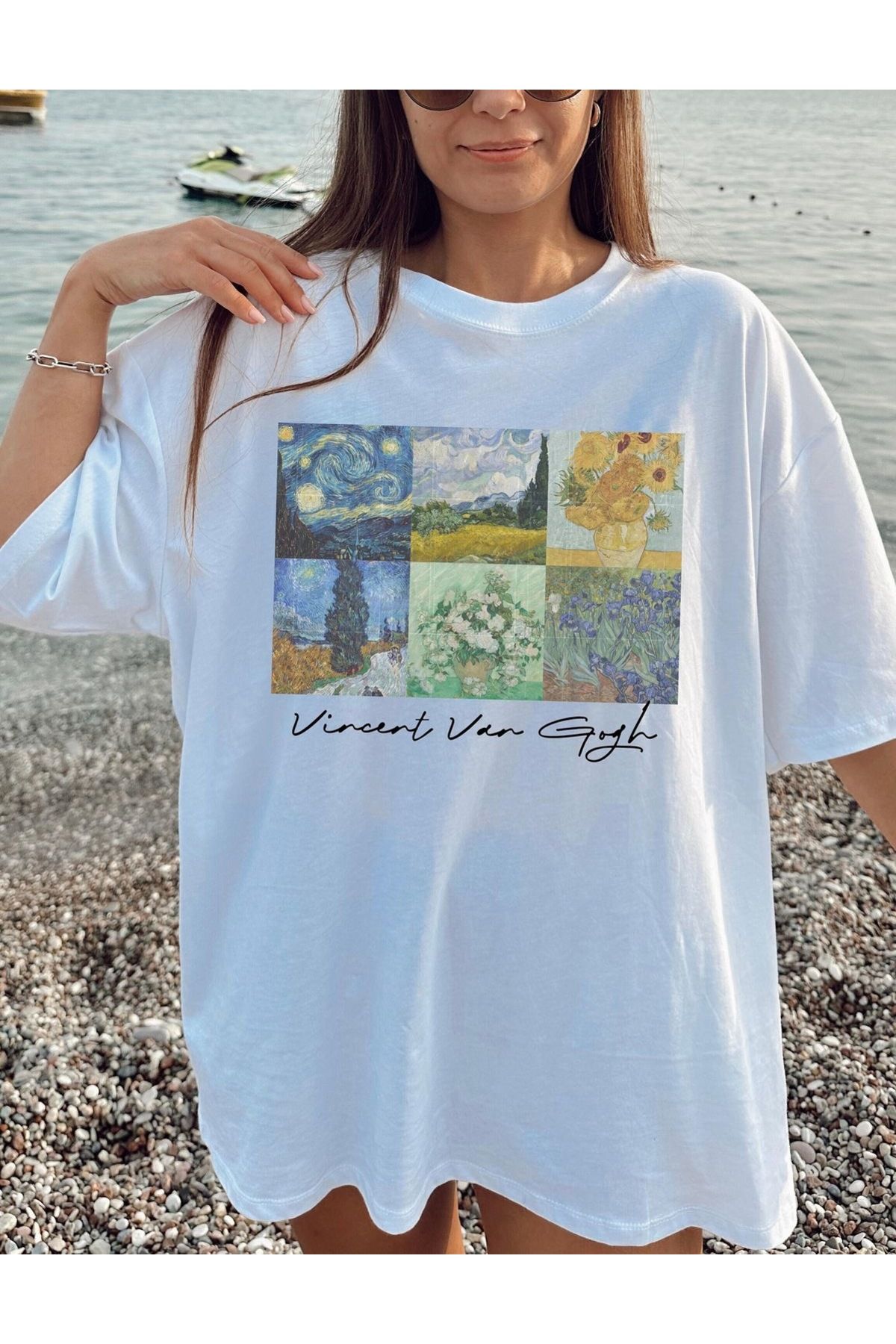 sole stories Oversize Kesim Kısa Kollu Baskılı T-shirt
