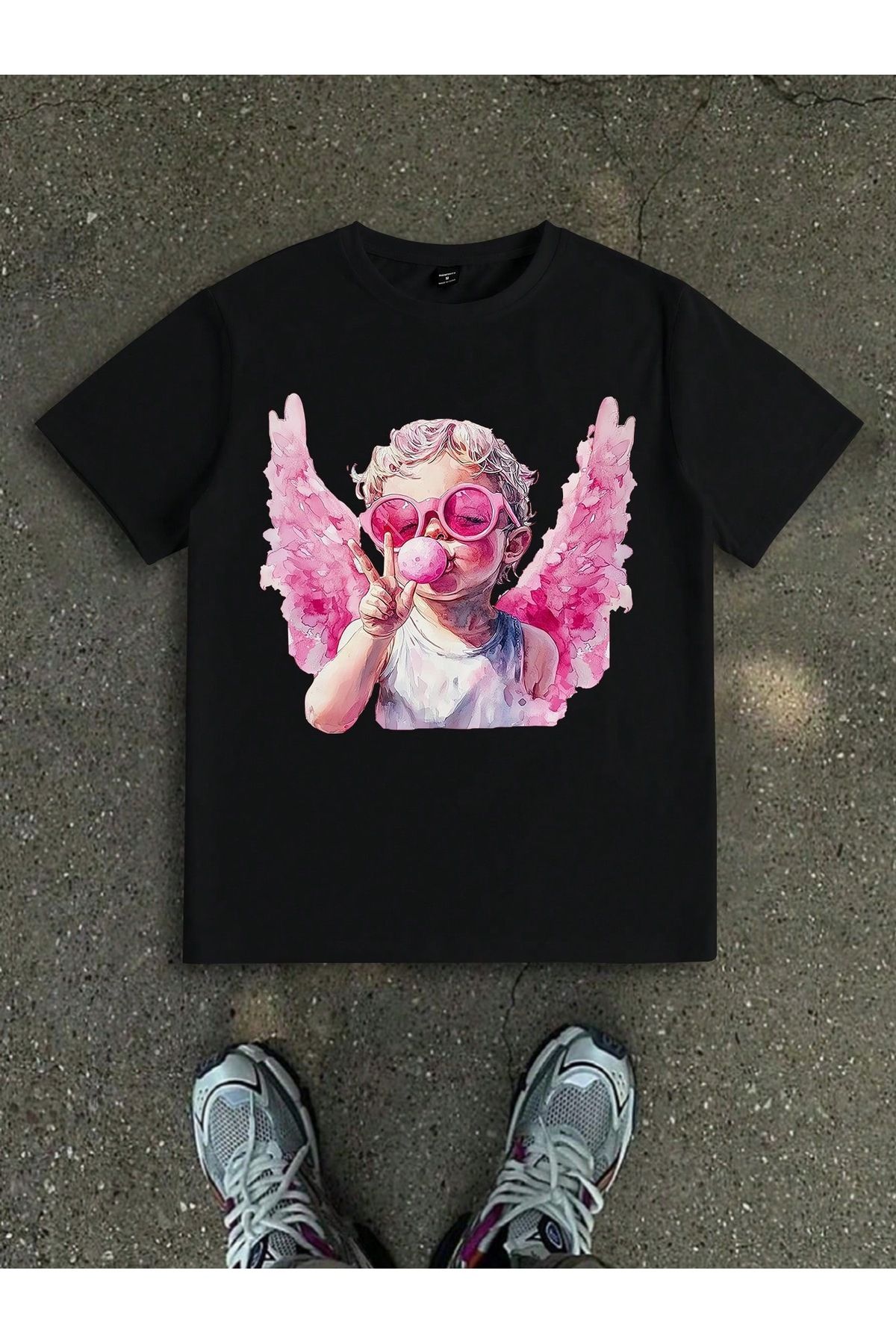 sole stories Oversize Kesim Kısa Kollu Baskılı T-shirt