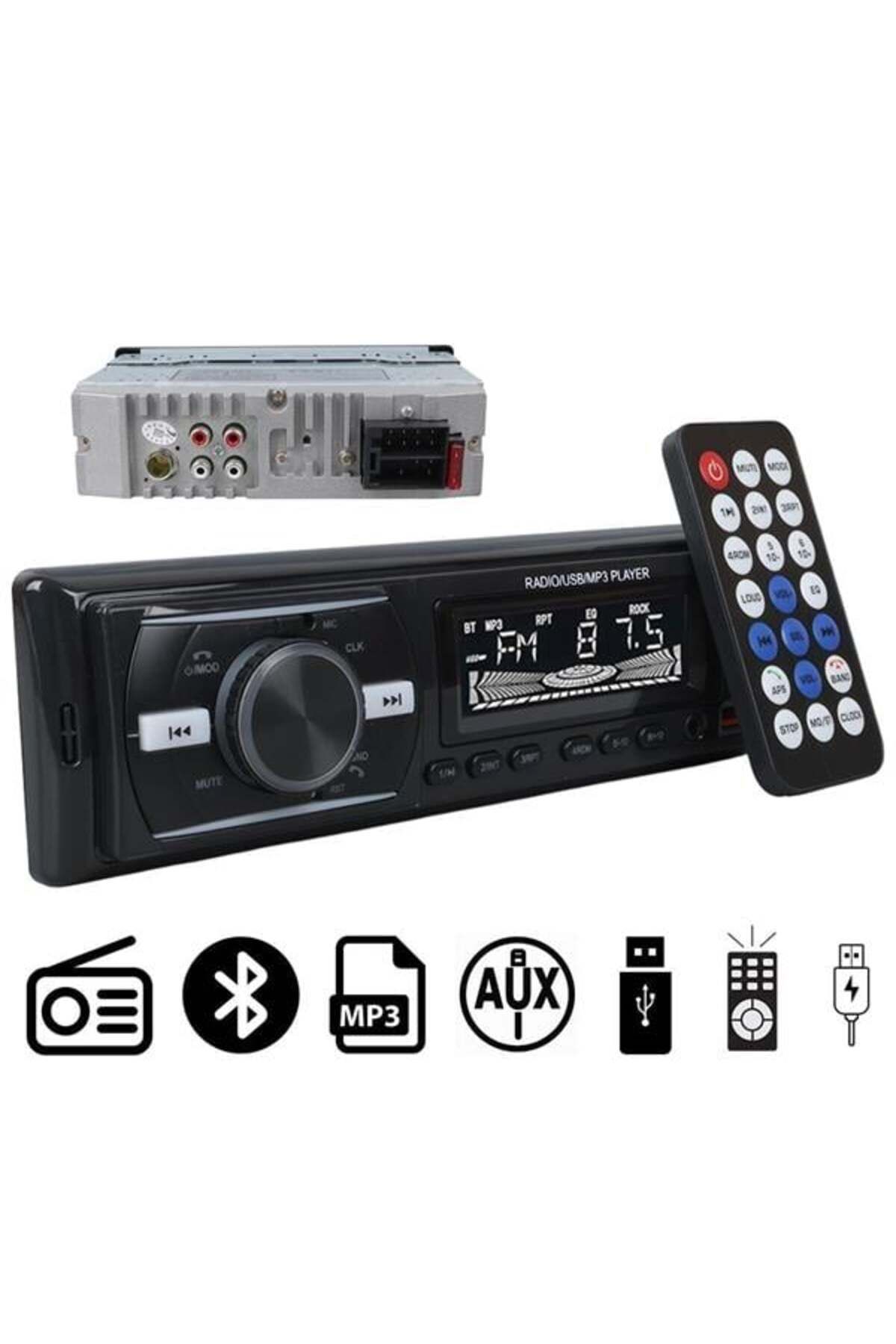 YİĞİTAUTOCLASS Carstar CS-920 Çift USB/SD/FM/AUX/Bluetooth Kumandalı Oto Teyp 4X60 Watt