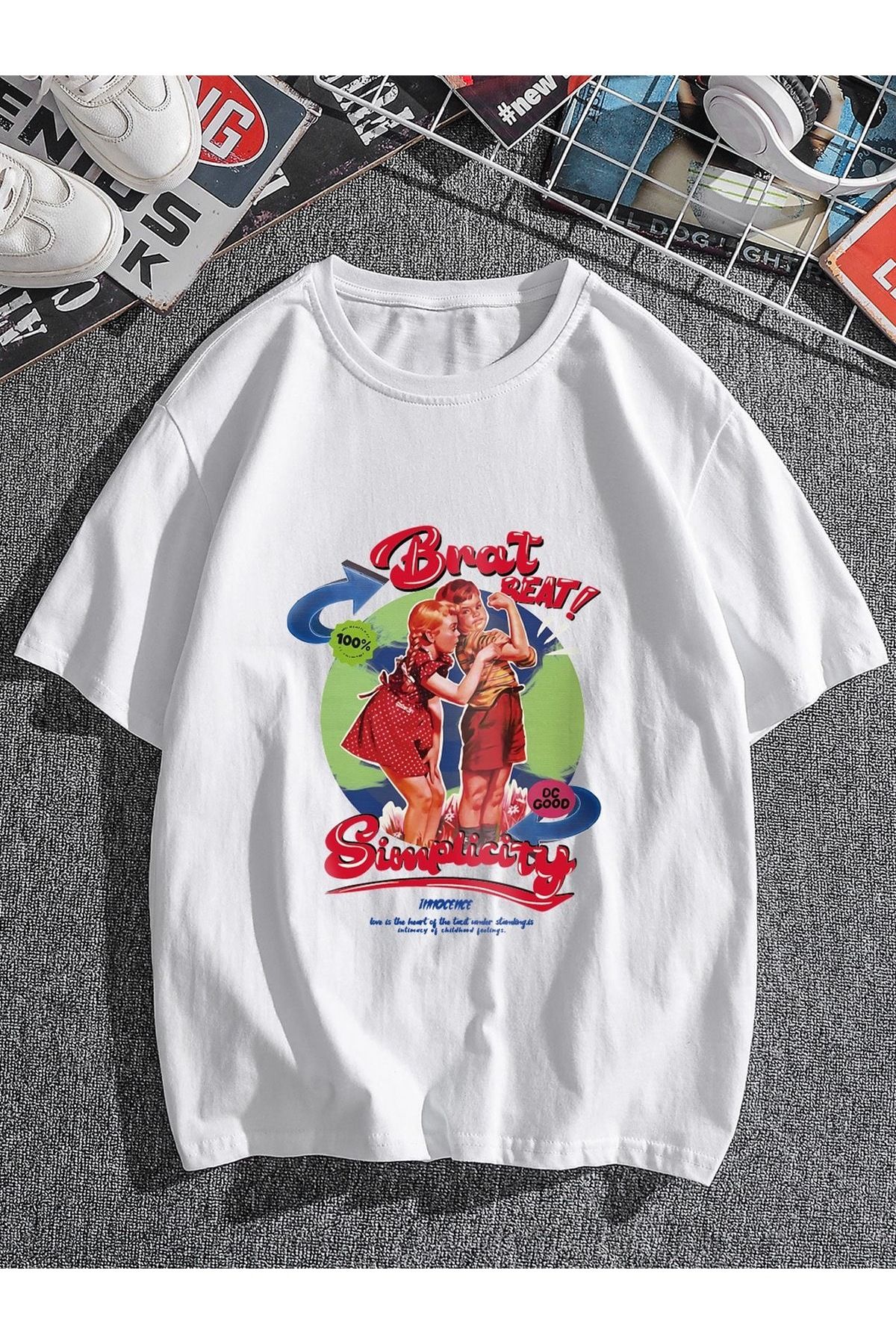 Jose Clothing Oversize Kesim Kısa Kollu Baskılı T-shirt