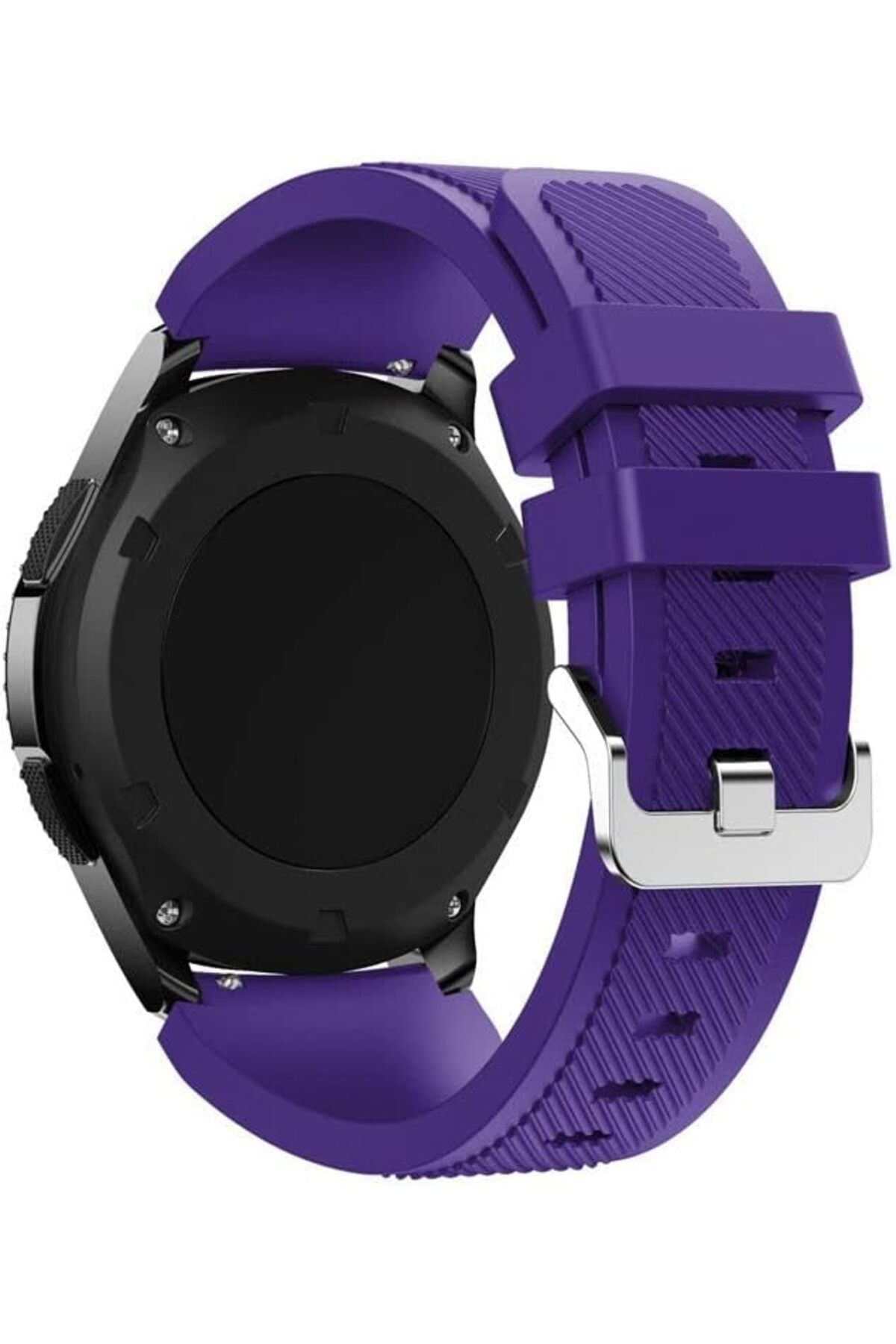 KDROĞLU KDROGLU Kordon Kayış Silikon Tırtıklı Mor watch GT2 Pro GT 2e GT 42mm GT 46m GT2 46m GT2 42m Wa