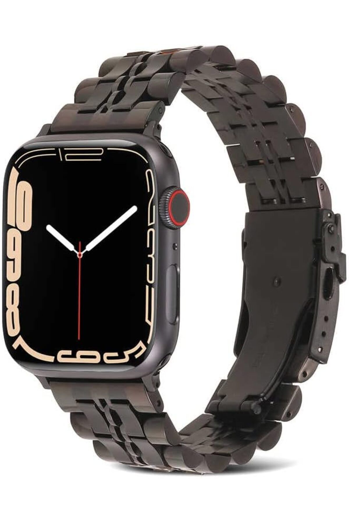 KDROĞLU GEÇMEZ İle Uyumlu Watch 38mm/40mm KRD-54 Metal Kordon Siyah AVM 1114477