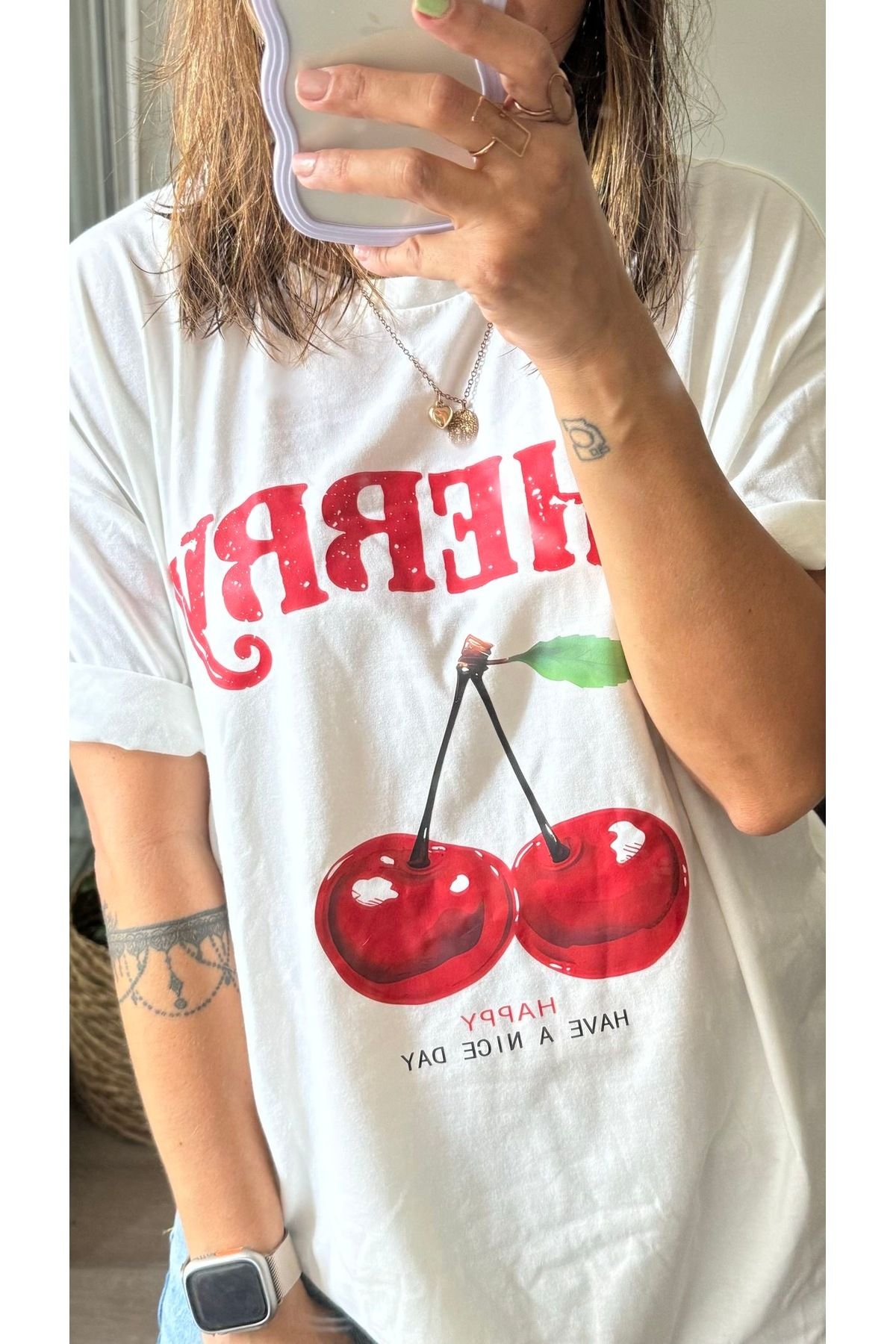 Jose Clothing Oversize Kesim Kısa Kollu Baskılı T-shirt