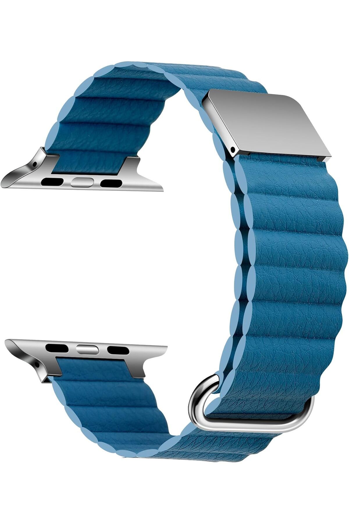 KDROĞLU GEÇMEZ İle Uyumlu Watch 7 41mm KRD-78 PU Deri Kordon Strap Kayış Beyaz AVM 1114477