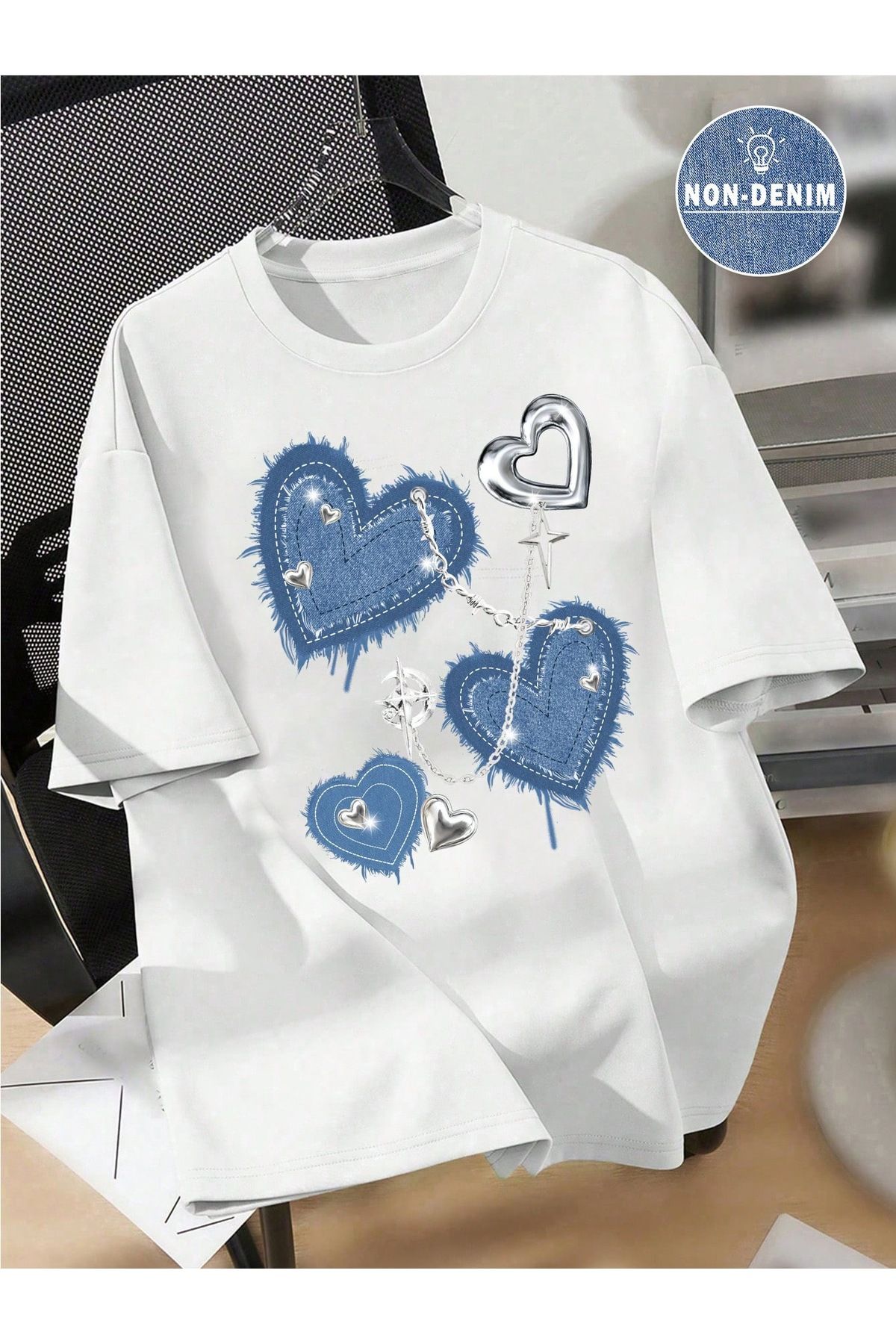 Jose Clothing Oversize Kesim Kısa Kollu Baskılı T-shirt