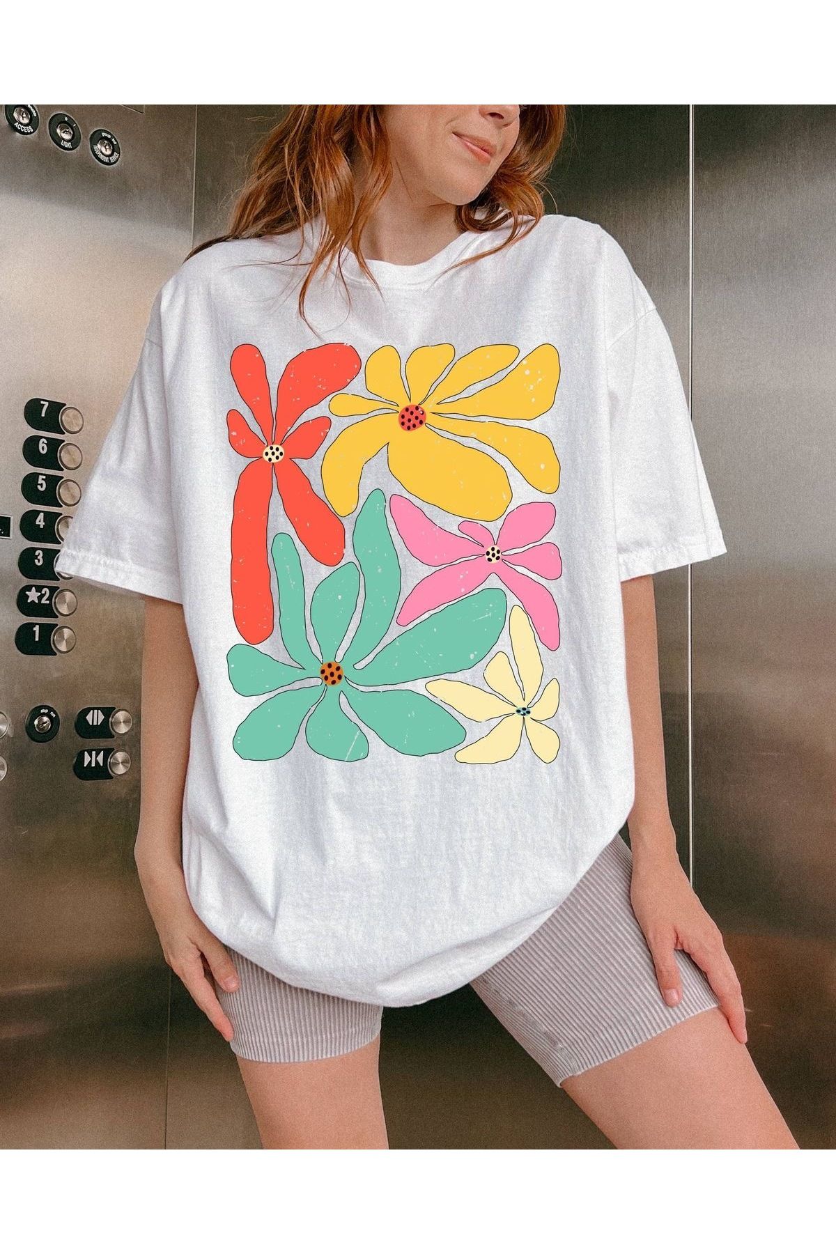 Jose Clothing Oversize Kesim Kısa Kollu Baskılı T-shirt