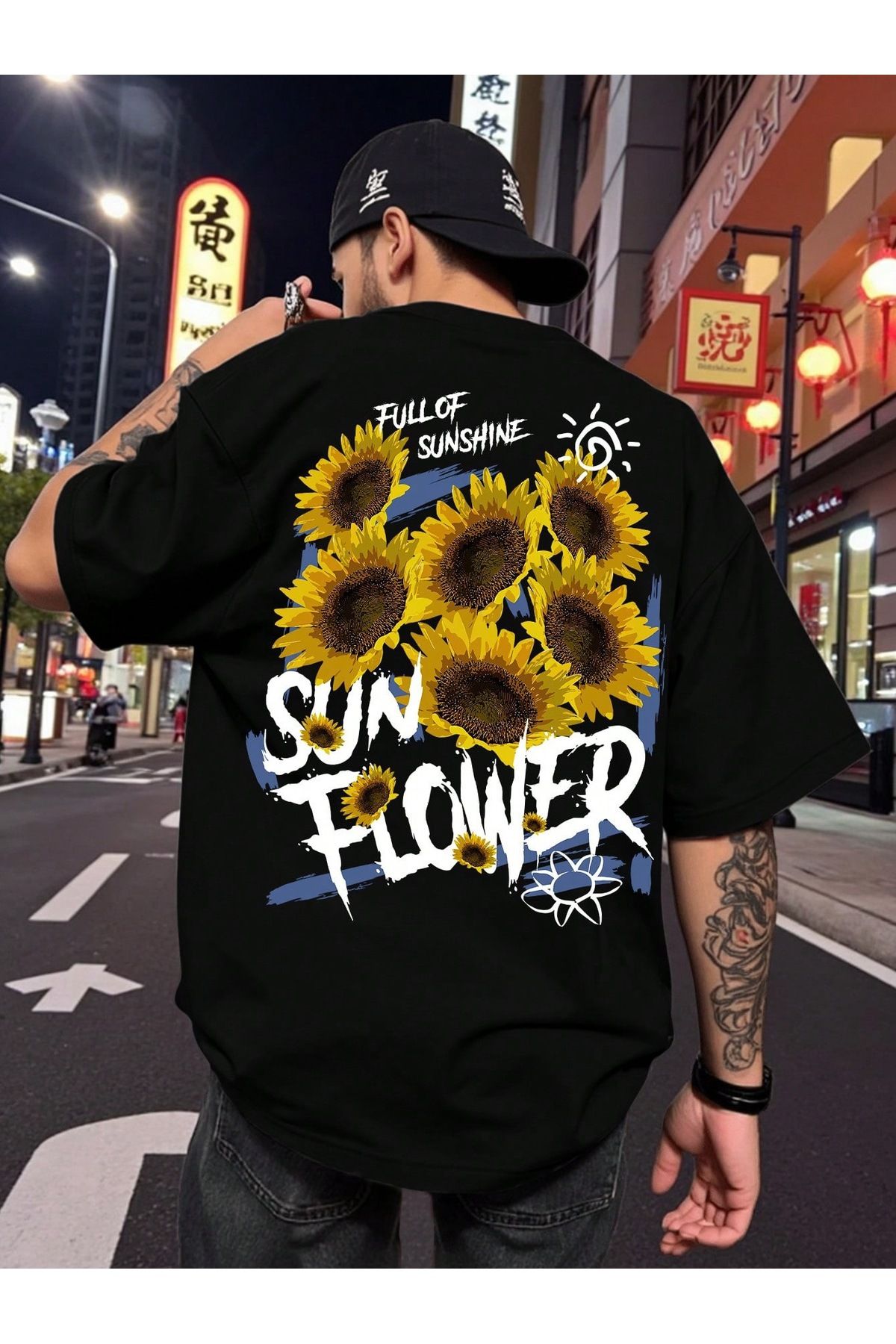 sole stories Oversize Kesim Kısa Kollu Baskılı T-shirt