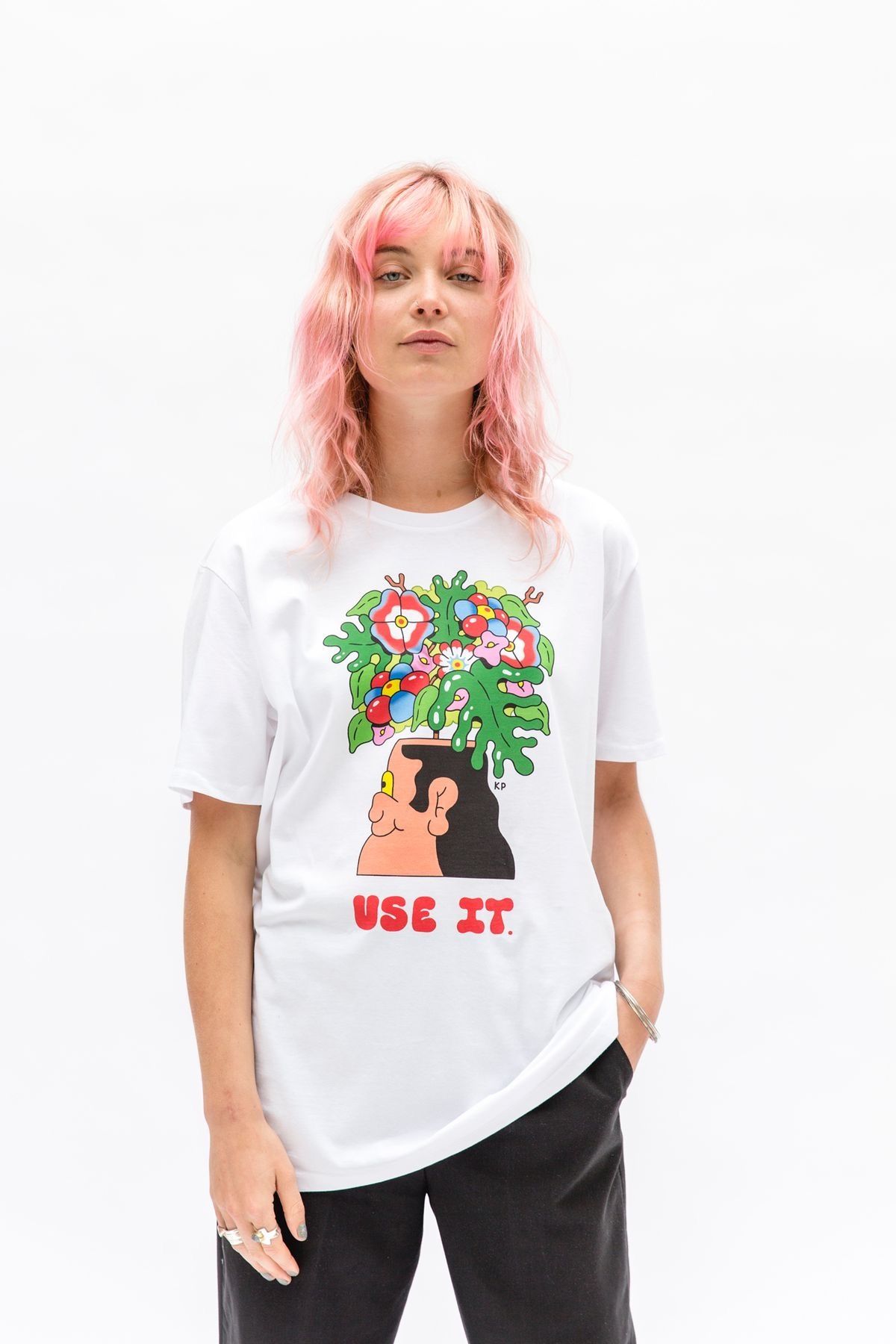 sole stories Oversize Kesim Kısa Kollu Baskılı T-shirt