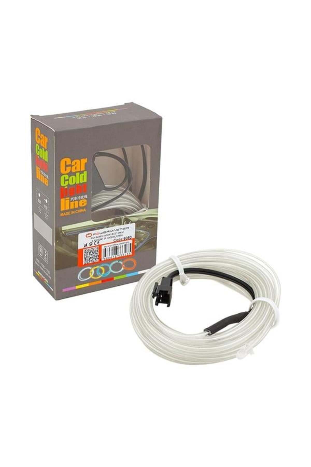 BYR Fırsat Byr 5 Metre 5 Volt Usb Adaptörlü Neon Buz Mavi İp Aydınlatma Pm-6080 Yeni