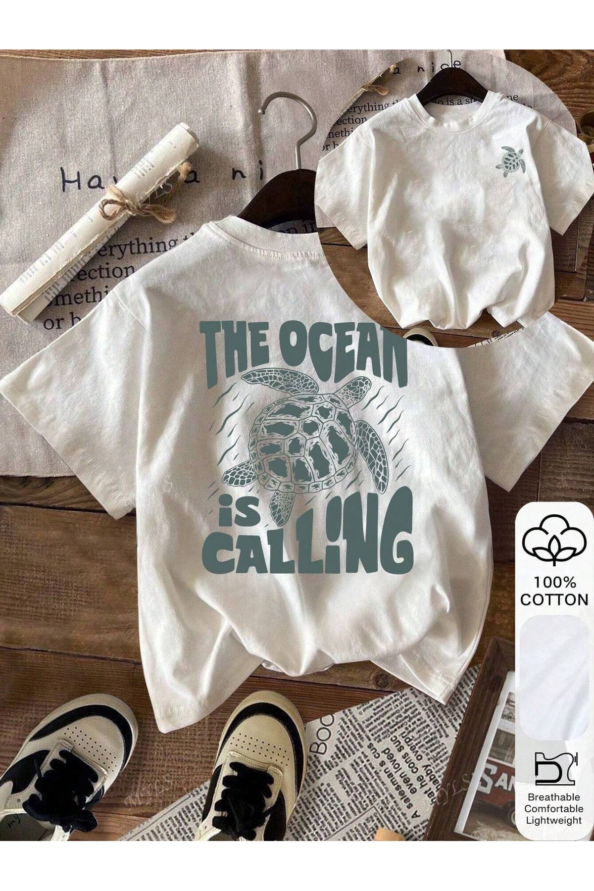 sole stories Oversize Kesim Kısa Kollu Baskılı T-shirt
