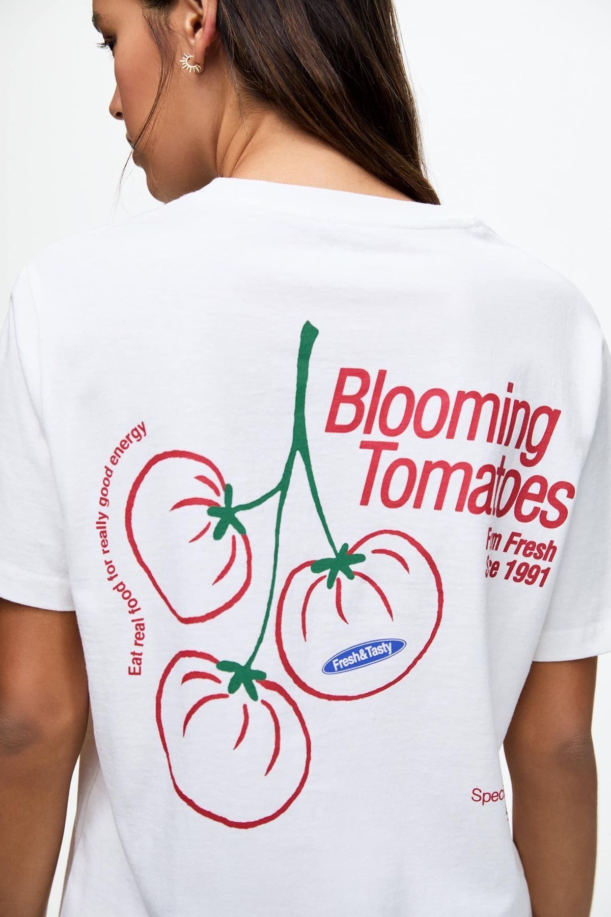 sole stories Oversize Kesim Kısa Kollu Baskılı T-shirt