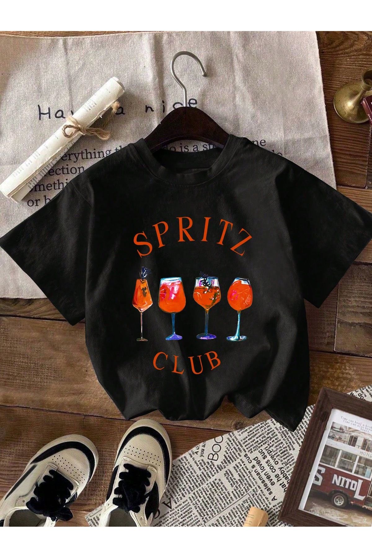 sole stories Oversize Kesim Kısa Kollu Baskılı T-shirt