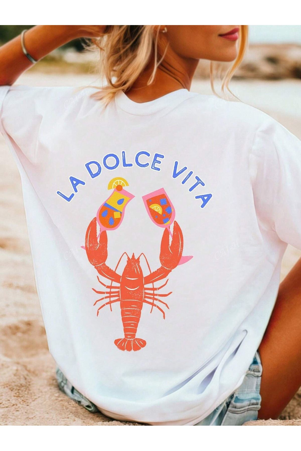 sole stories Oversize Kesim Kısa Kollu Baskılı T-shirt
