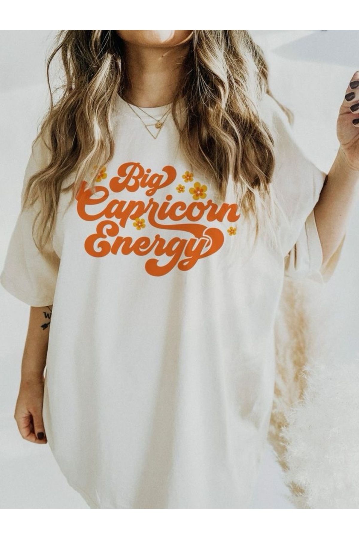 sole stories Oversize Kesim Kısa Kollu Baskılı T-shirt