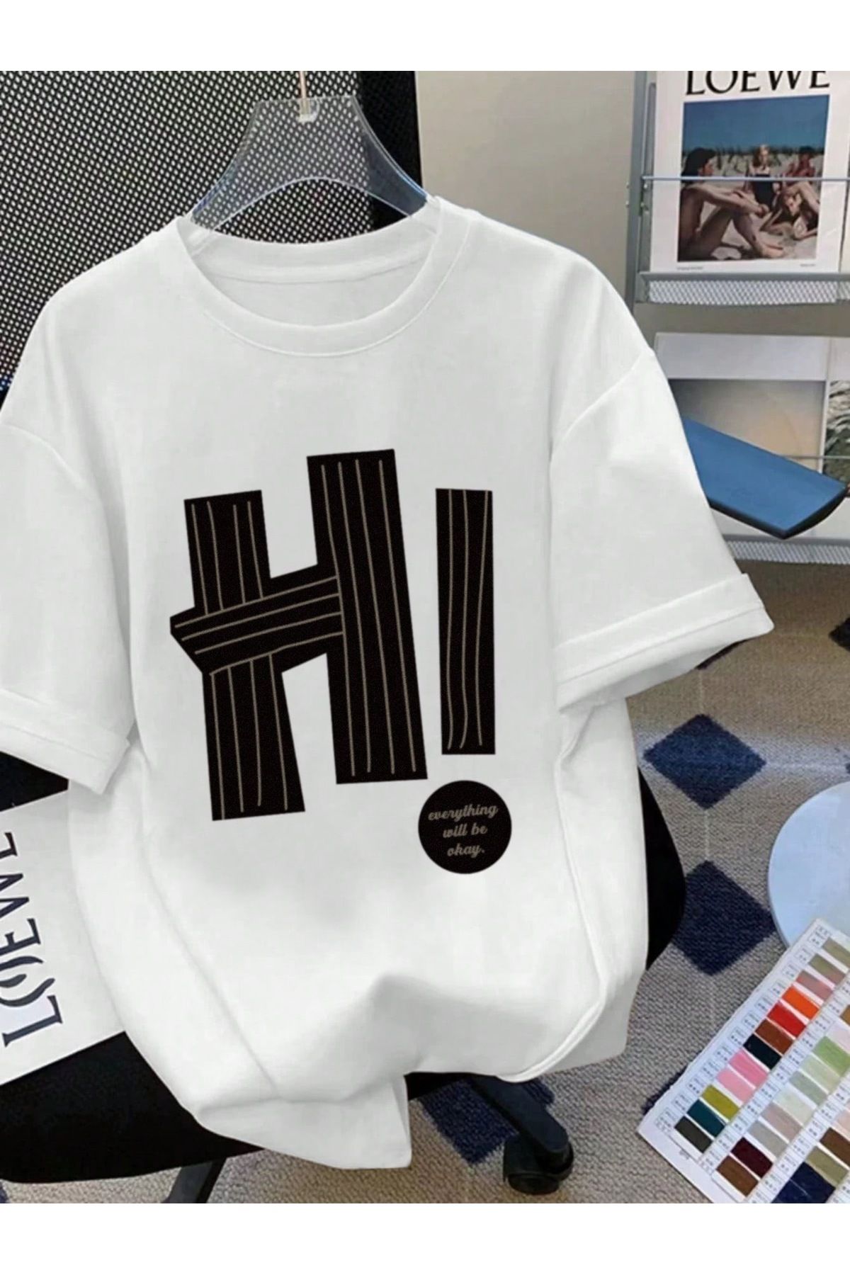 Jose Clothing Oversize Kesim Kısa Kollu Baskılı T-shirt