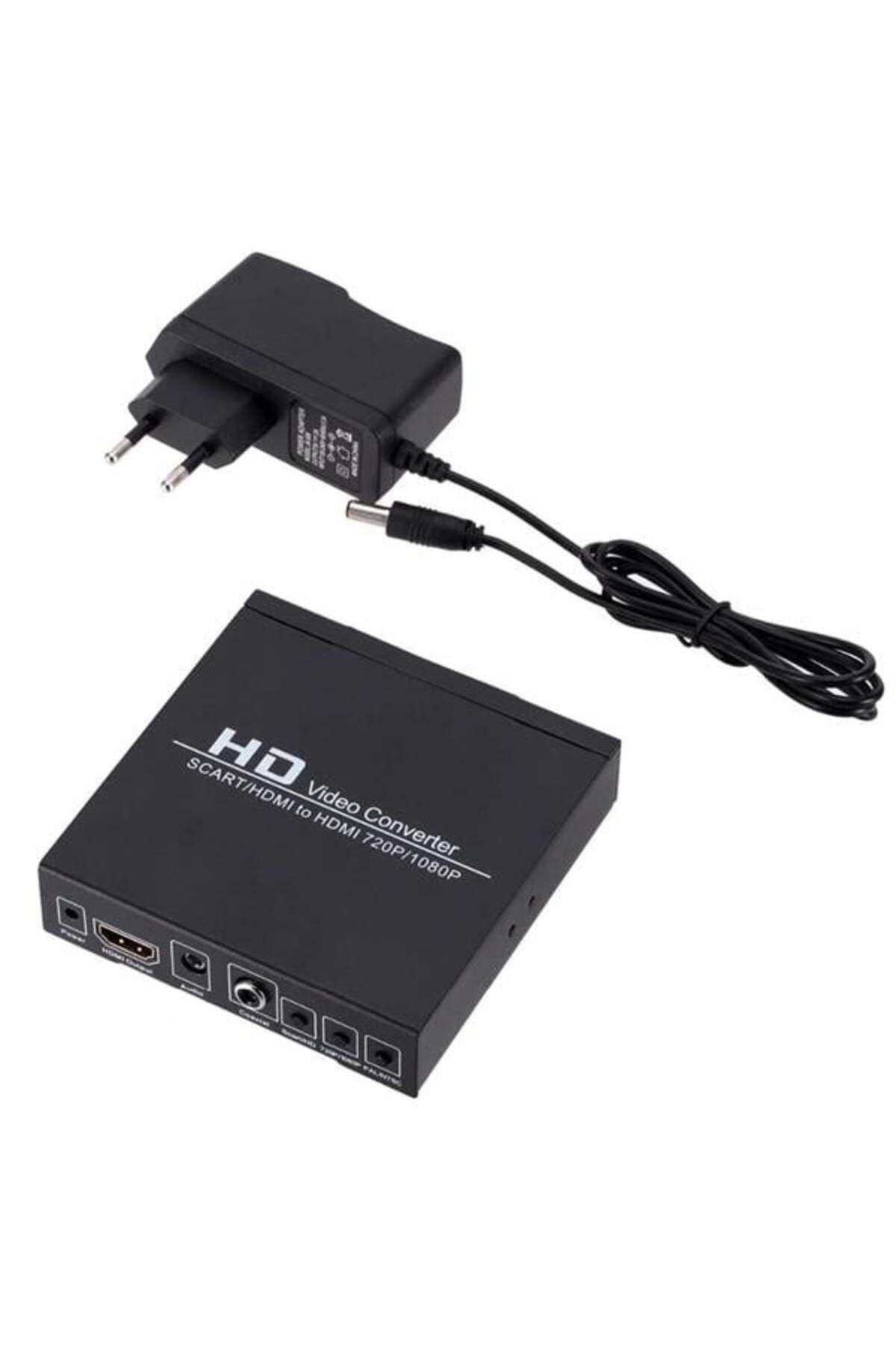 Roses Store Powermaster Pm-14366 Adaptörlü Scart-Hdmi To Hdmi Çevirici