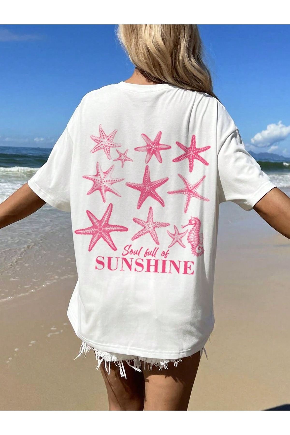 sole stories Oversize Kesim Kısa Kollu Baskılı T-shirt
