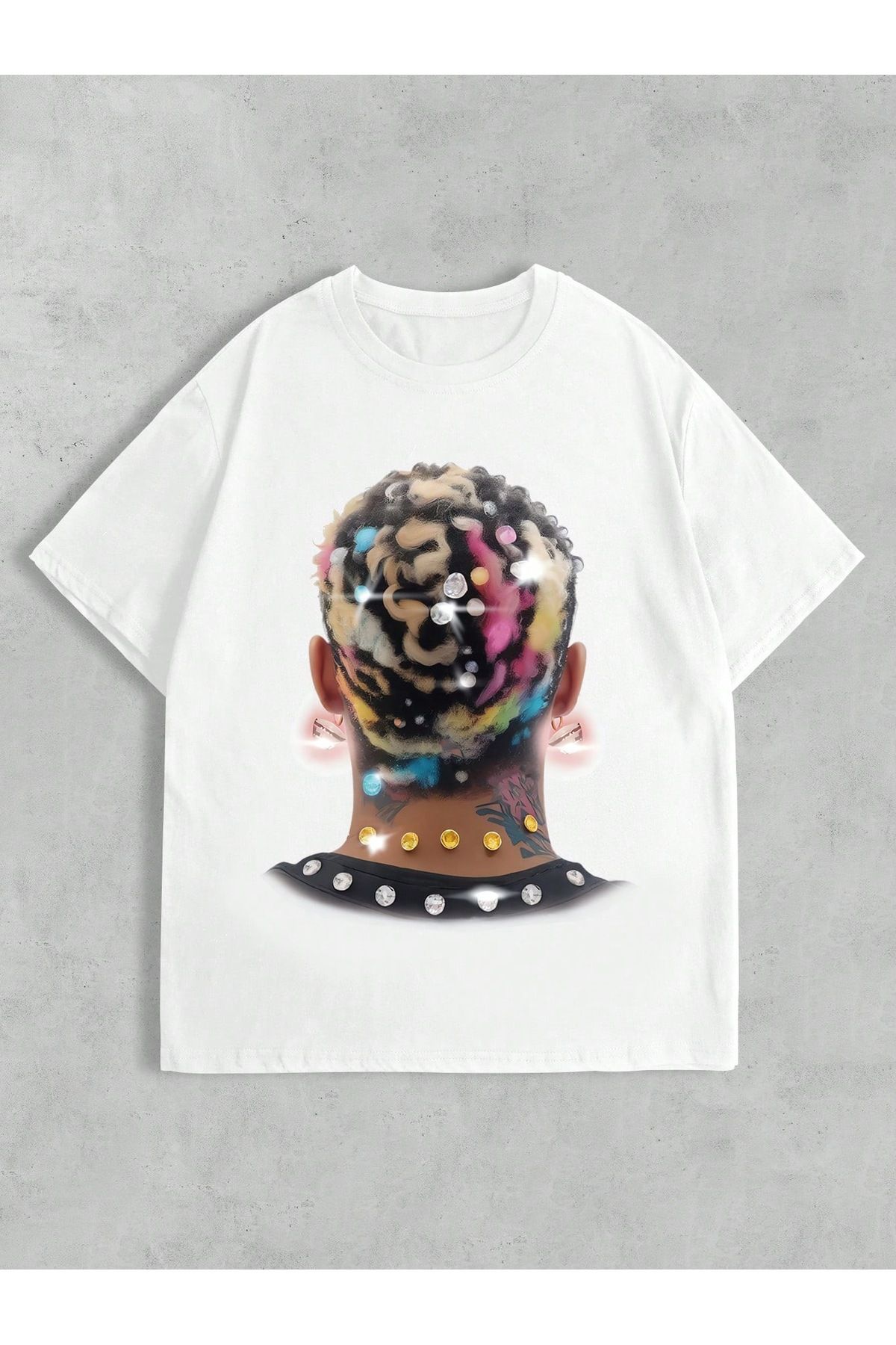 sole stories Oversize Kesim Kısa Kollu Baskılı T-shirt