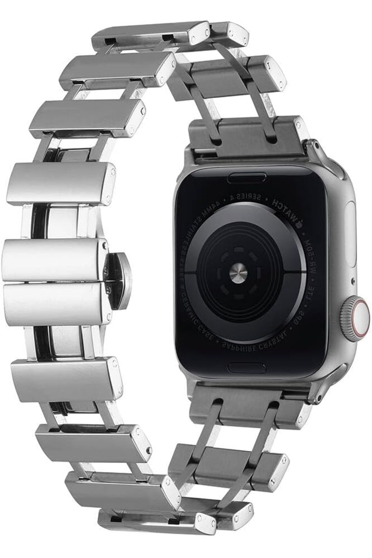 KDROĞLU KDROGLU İle Uyumlu Watch 38mm/40mm KRD-96 Metal Kordon Gümüş New Desing 1109836