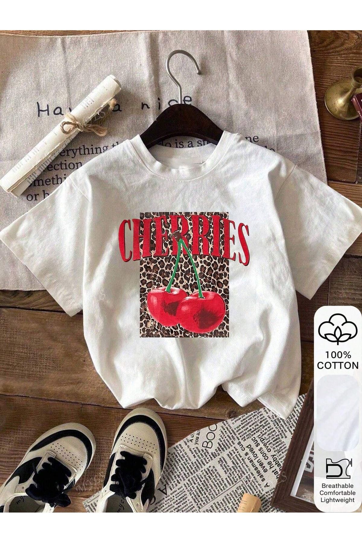 sole stories Oversize Kesim Kısa Kollu Baskılı T-shirt