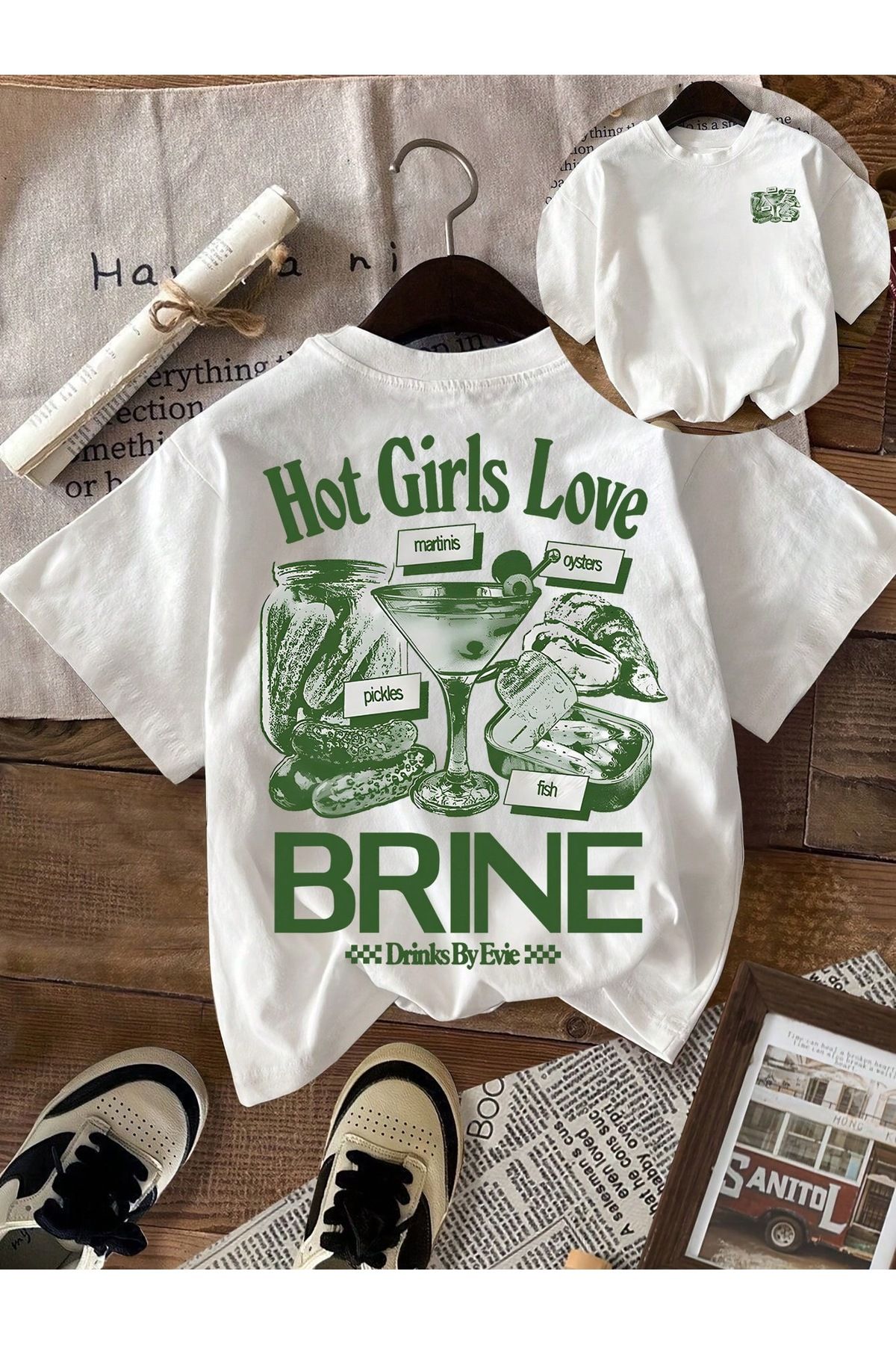 sole stories Oversize Kesim Kısa Kollu Baskılı T-shirt