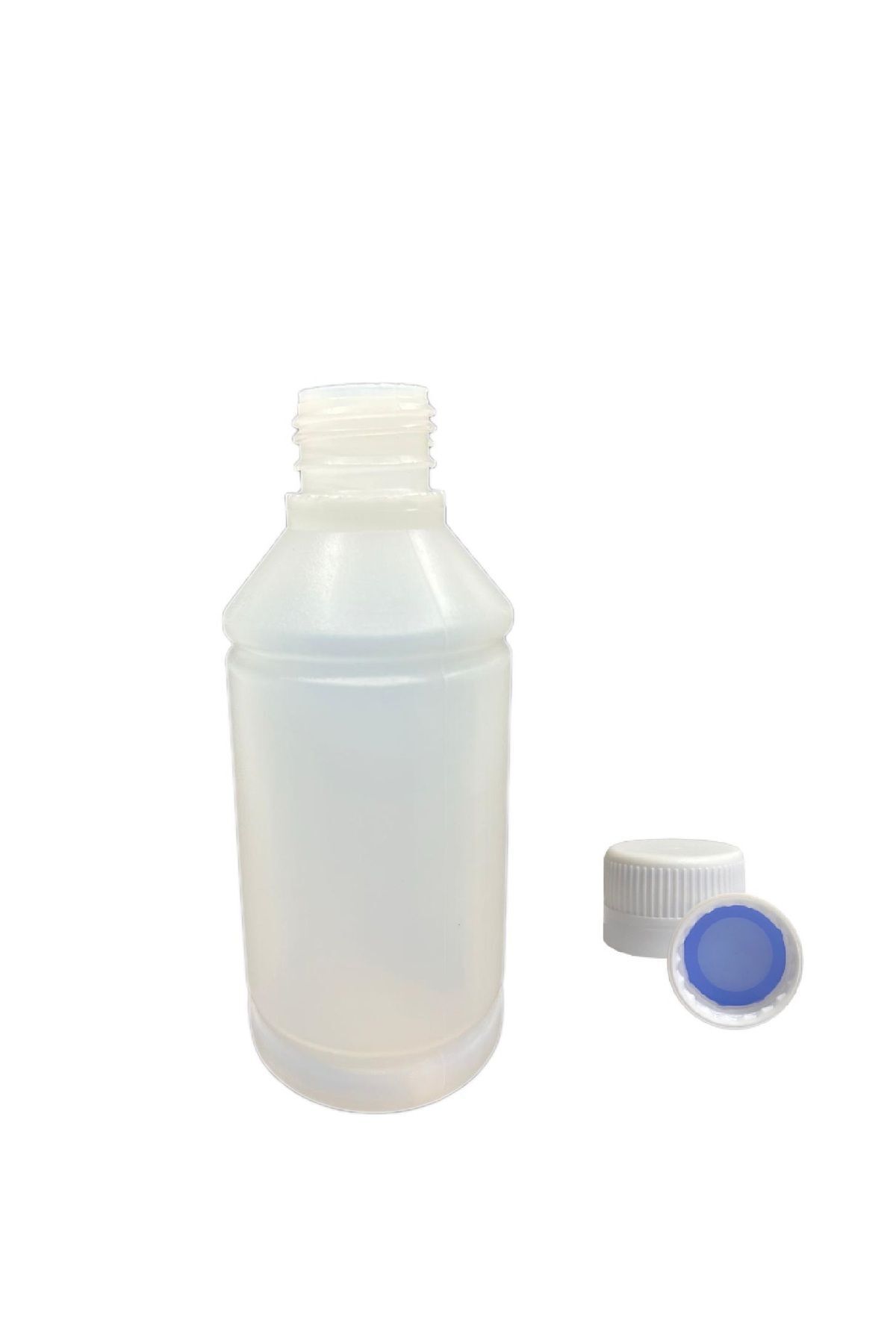 ZYLAN AMBALAJ 250ml pet kuşaklı naturel renk şişe cola kapak, 12 adet, esans şişesi, medikal şişe, plastik şişe,