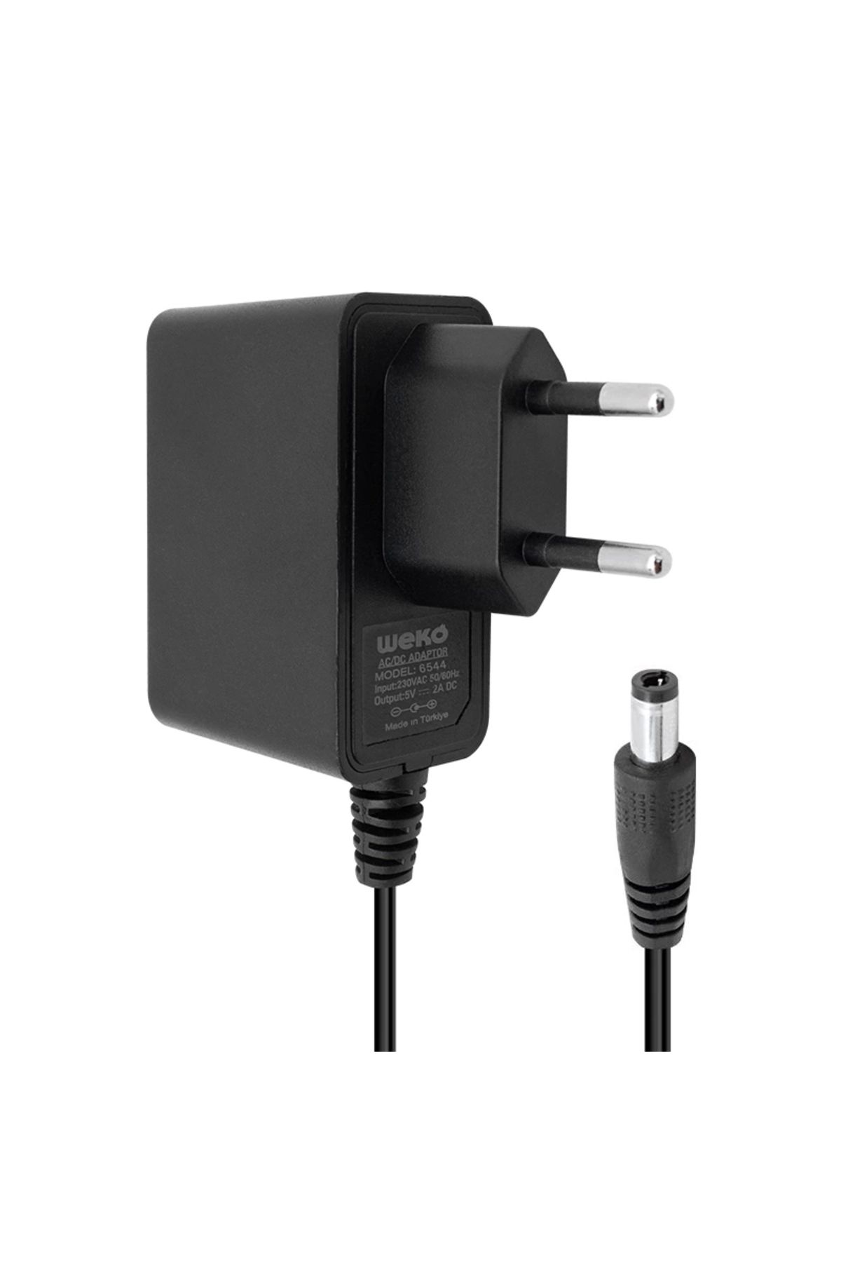 HayMed 5 Volt - 2 Amper -10 Watt 5.5*2.5 Uçlu Plastik Kasa Priz Tip Adaptör Kutulu Yerli Üretim (4172)