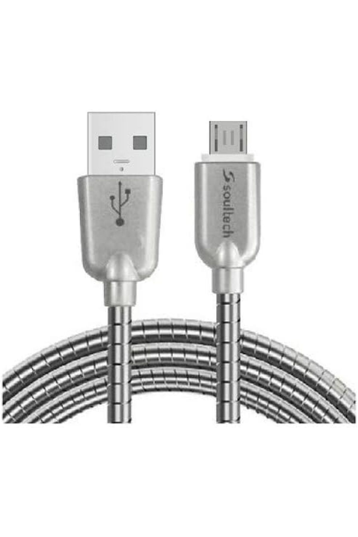 STOREMAX bystoreby DK024GR DK024GR 2.4 A Micro Metallic Fast Platinum Data Kablo KABLO NewDesing 646268