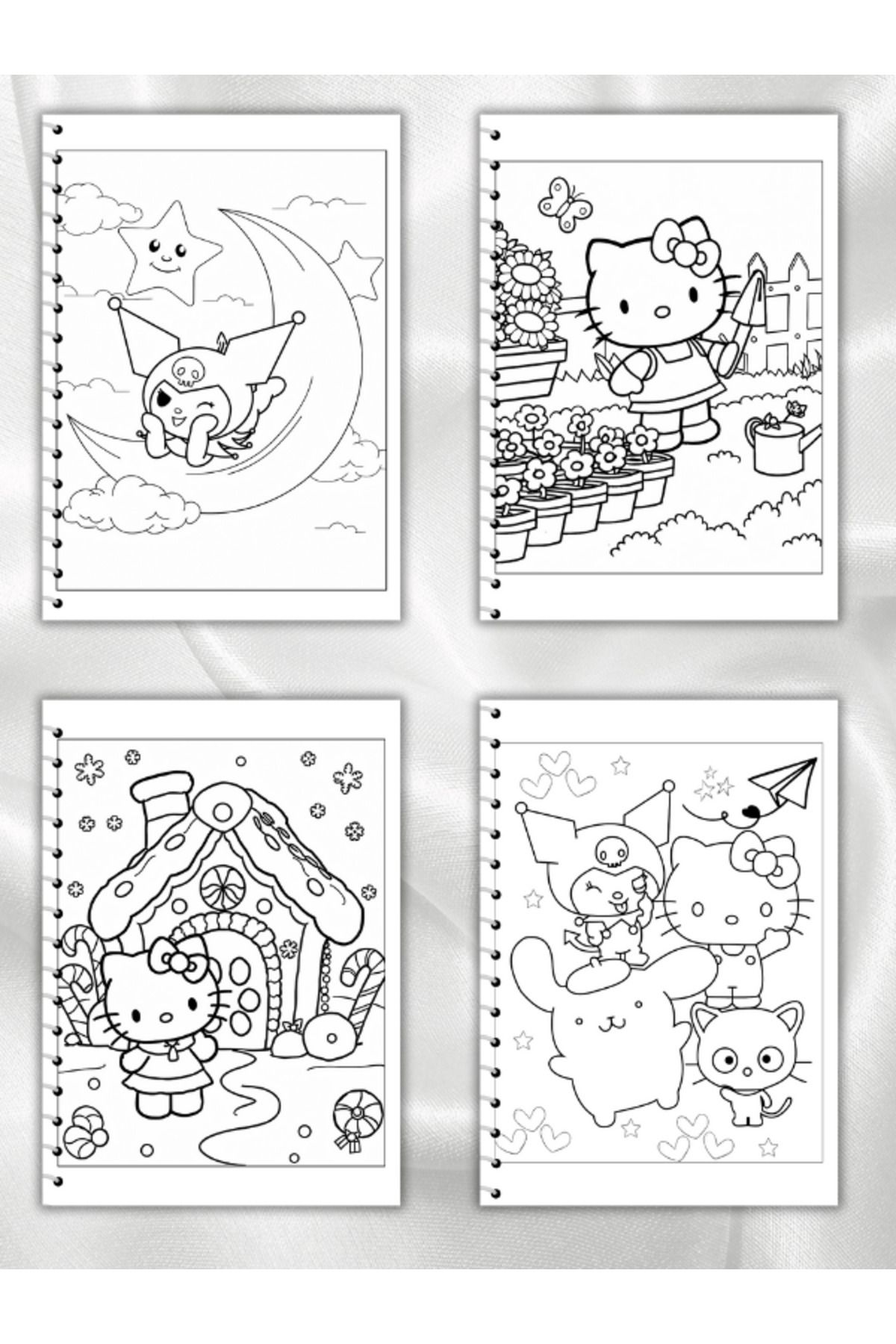 daily notebook-Hello Kitty Coloring Notebook, A5 (14X21 cm),45 Pages 2