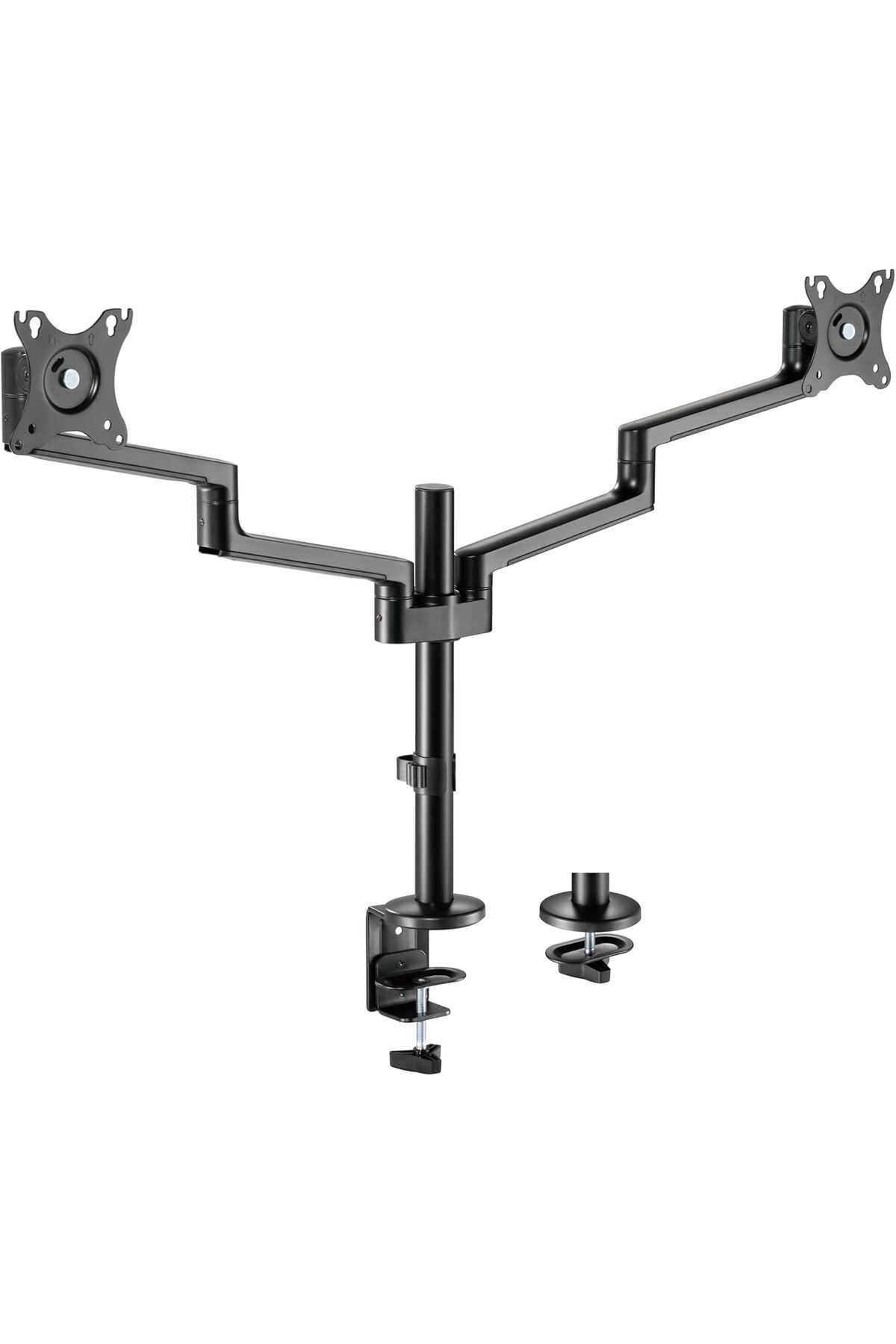 DERİK Derik Çift Kol Monitör Tutucu 17" - 32" Ekranlar için Her Biri 8kg Taşıyabilir, LCD LED Monitö