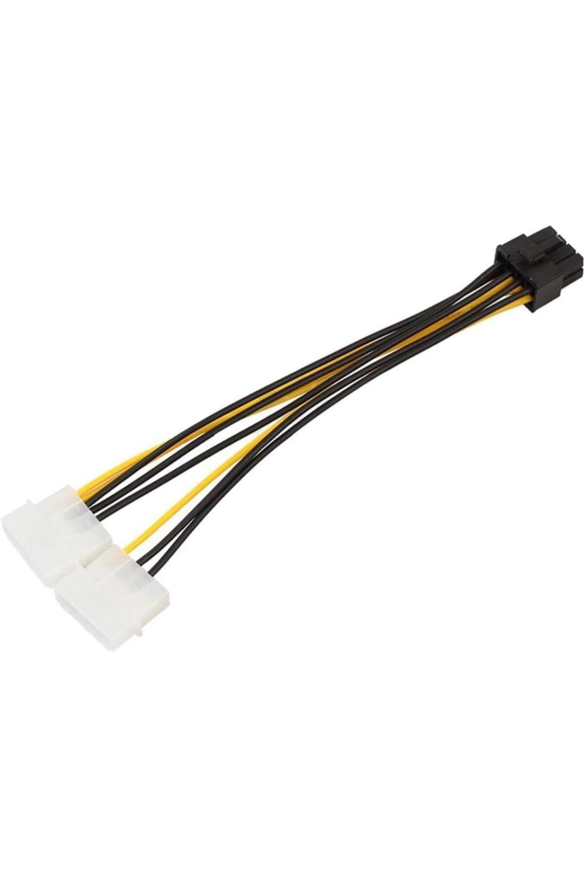 KDROĞLU GEÇMEZ Plus PX-4260 2xMolex to 8 PİN Ekran Kartı Güç Kablosu Çevirici, 4pin to 8pin Ekran Kart