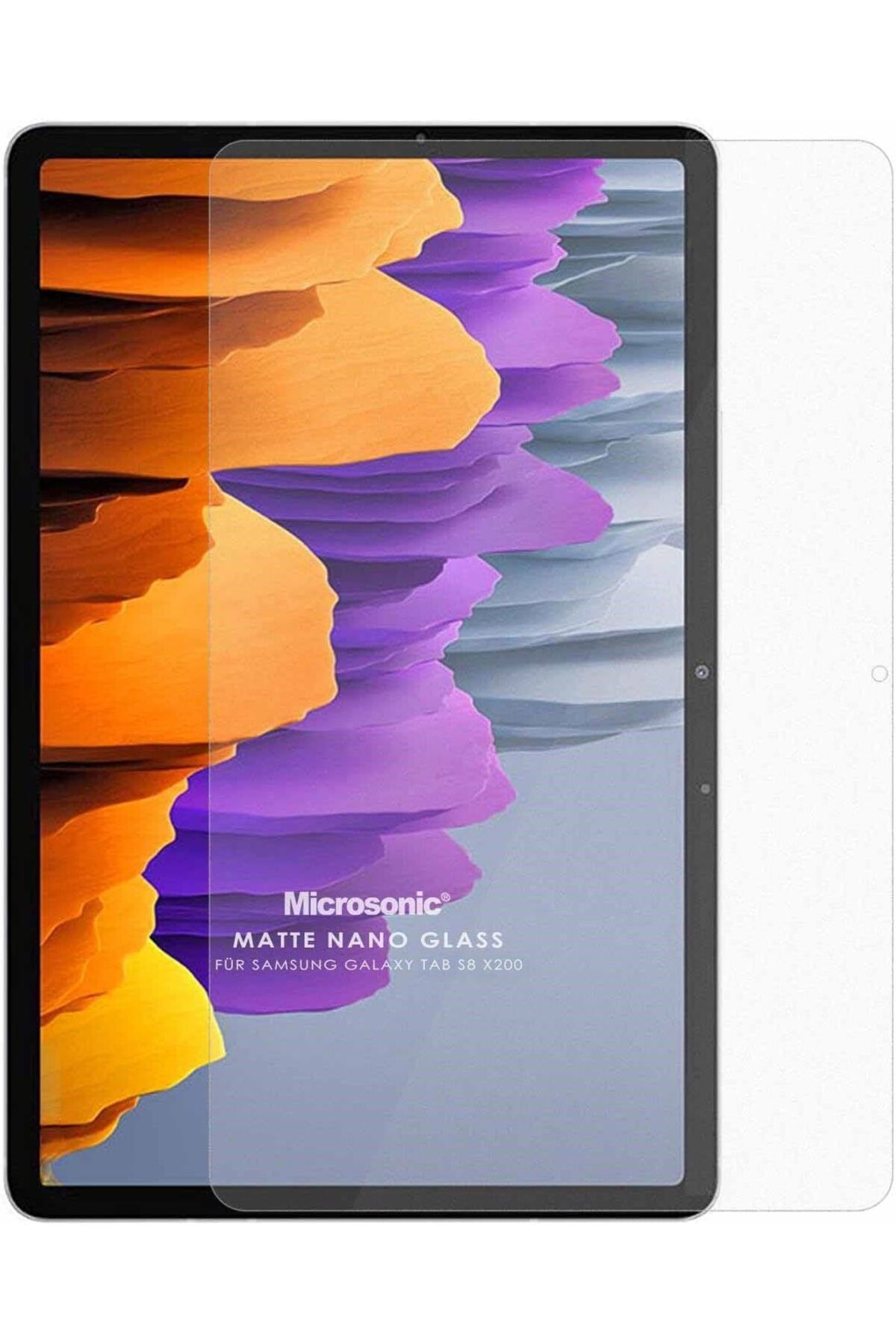 ÇAĞUR çağur Galaxy Tab S9 X710 Matte Nano Glass Cam Ekran Koruyucu [Galaxy Tab S9 X710 ile Uyumlu Kılı