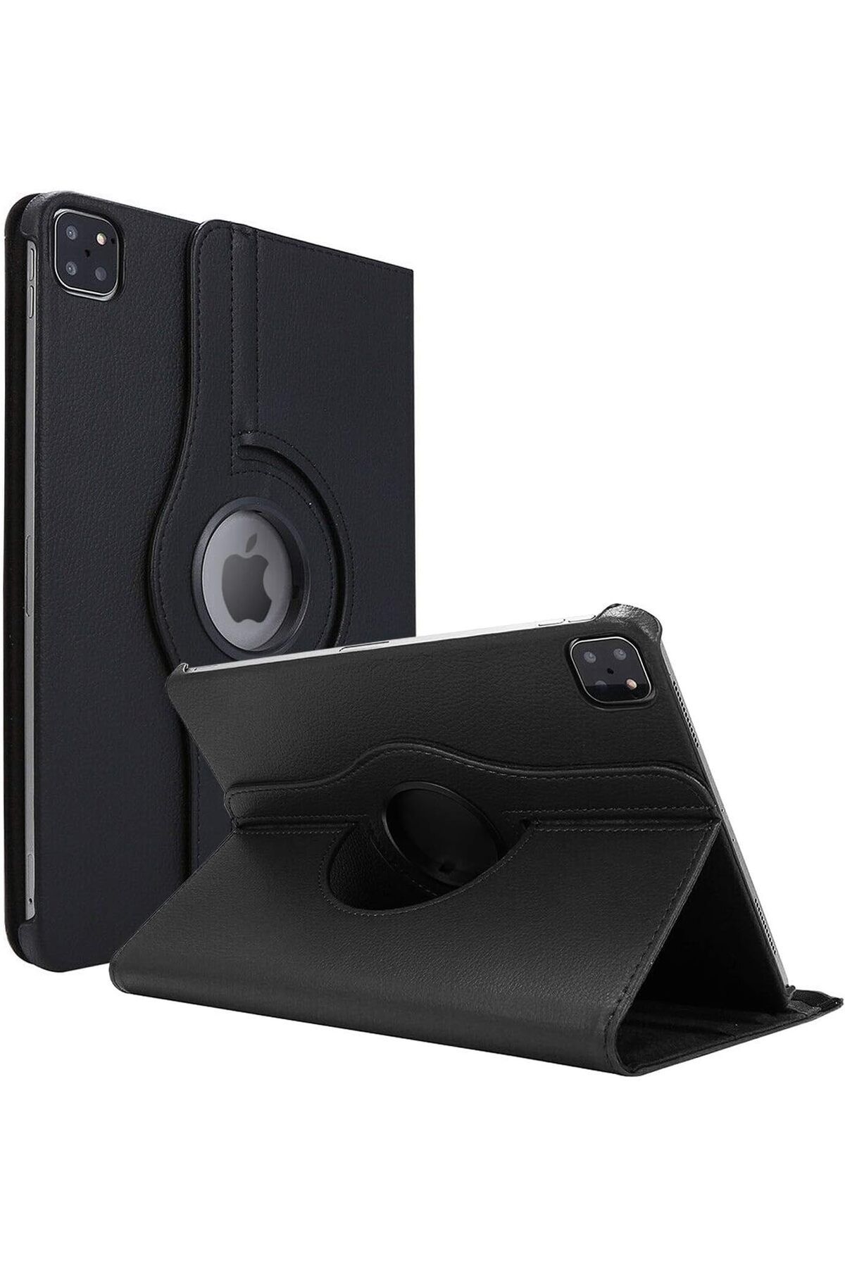 KDROĞLU GEÇMEZ iPad Pro 11`` 2022 4. Nesil için Kılıf (A2759-A2435-A2761-A2762) 360 Rotating Stand Deri
