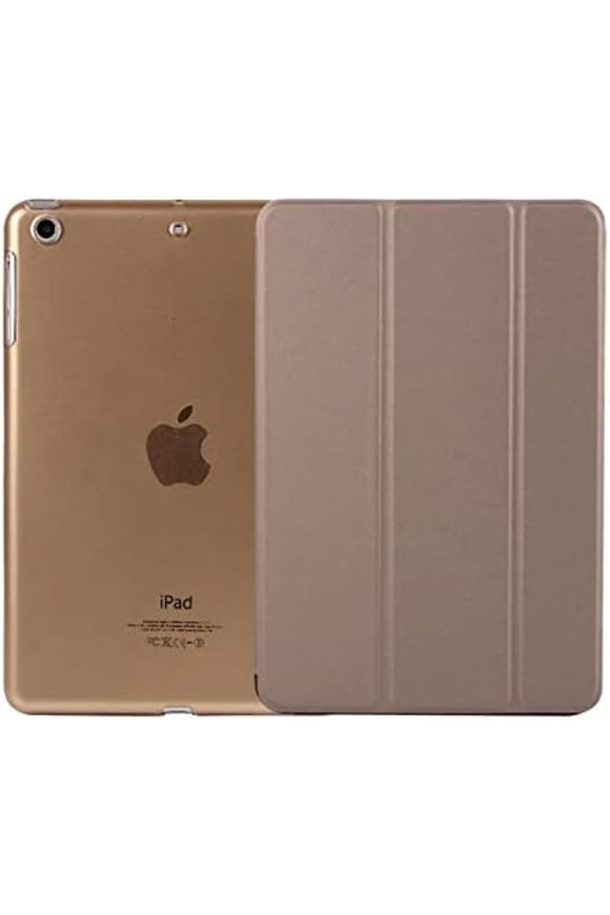 KDROĞLU KDROGLU Kılıf Smart Cover Standlı Uyku Modlu 9.7 inç Gold-Altın ipad 5. Nesil ipad 6. Nesil ip